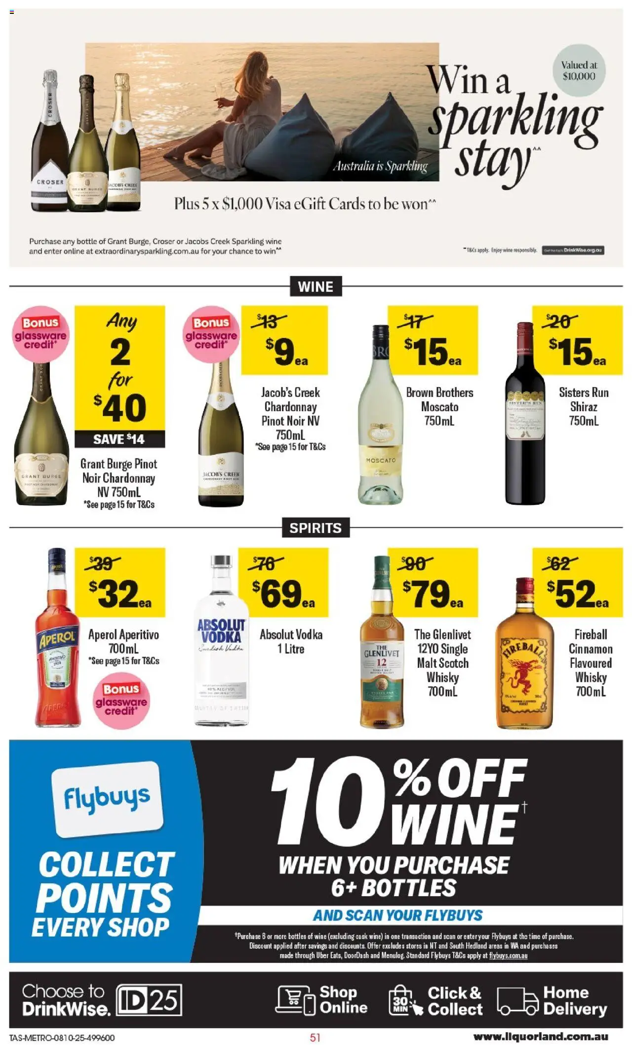 Coles catalogue - valid from 08.10.2025 | Page: 51 | Products: Glassware, Wine, Vodka, Scotch