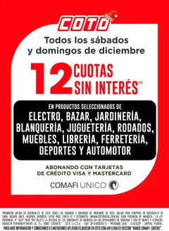 Vista previa Coto - Banco Comafi CSI válido desde el 01.12.2025