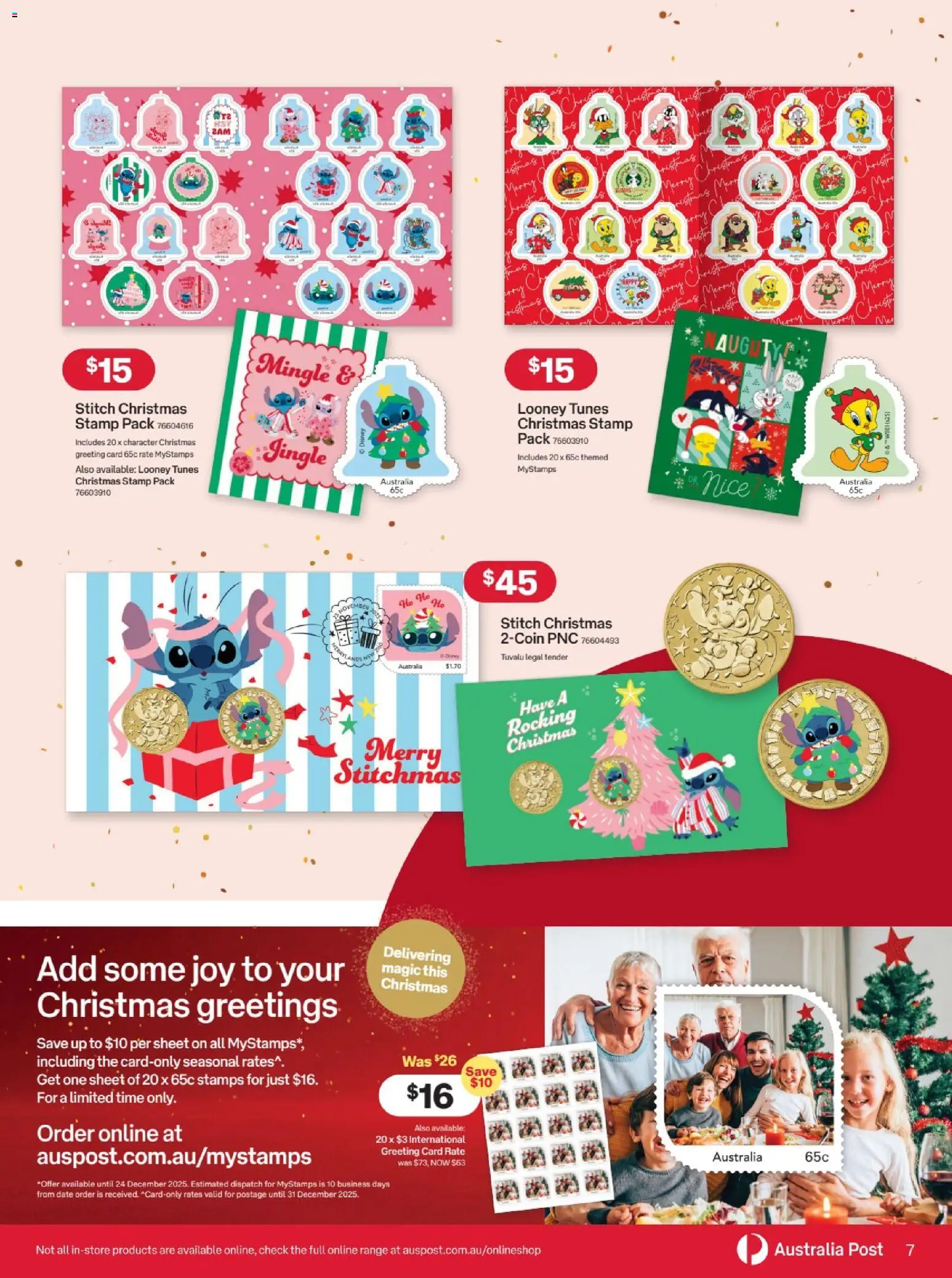 Australia Post catalogue - valid from 12.11.2025 | Page: 7 | Products: Date