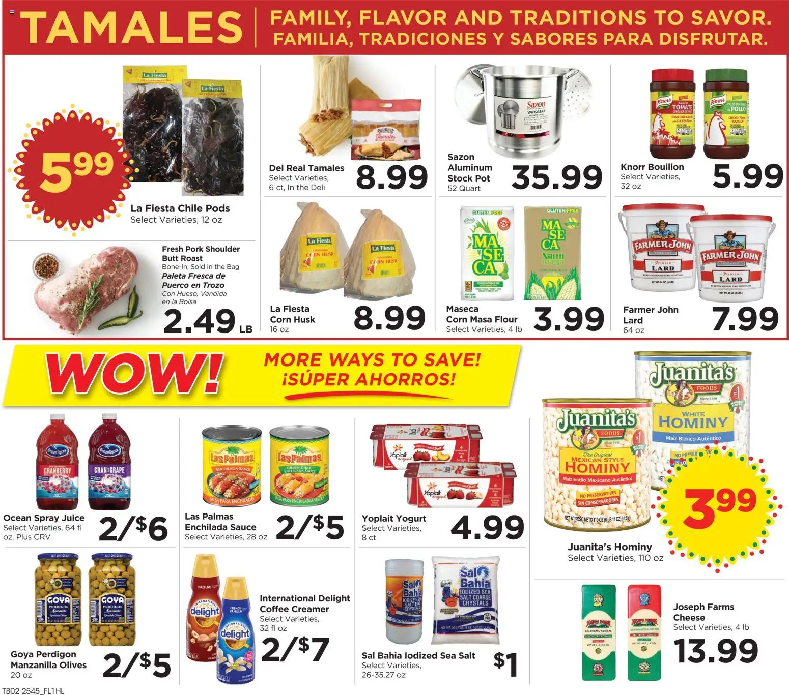 Food 4 Less Weekly Ad - valid from 10.12.2025 | Page: 3 | Products: Cheese, Coffee, Sauce, Salt