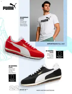 Vista previa de Price Shoes - Catálogo Fall Importados, nuevo folleto de la tienda, válido en México a partir del 18.08.2025 | Página: 22 | Productos: Tenis, Algodón, Playera