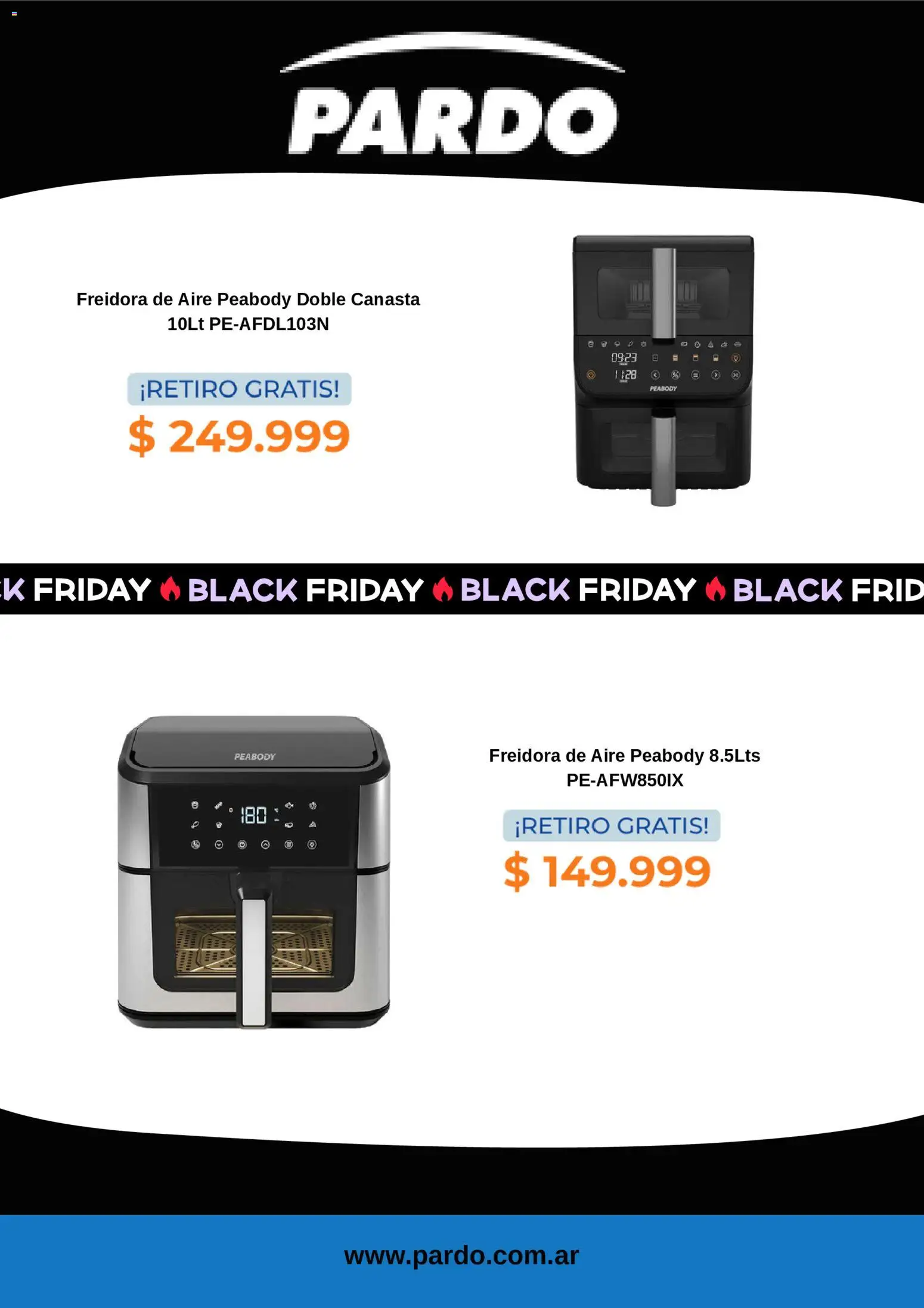 Pardo Black Friday │ válido desde el 24.11.2025 | Página: 4 | Productos: Freidora, Freidora de aire, Canasta