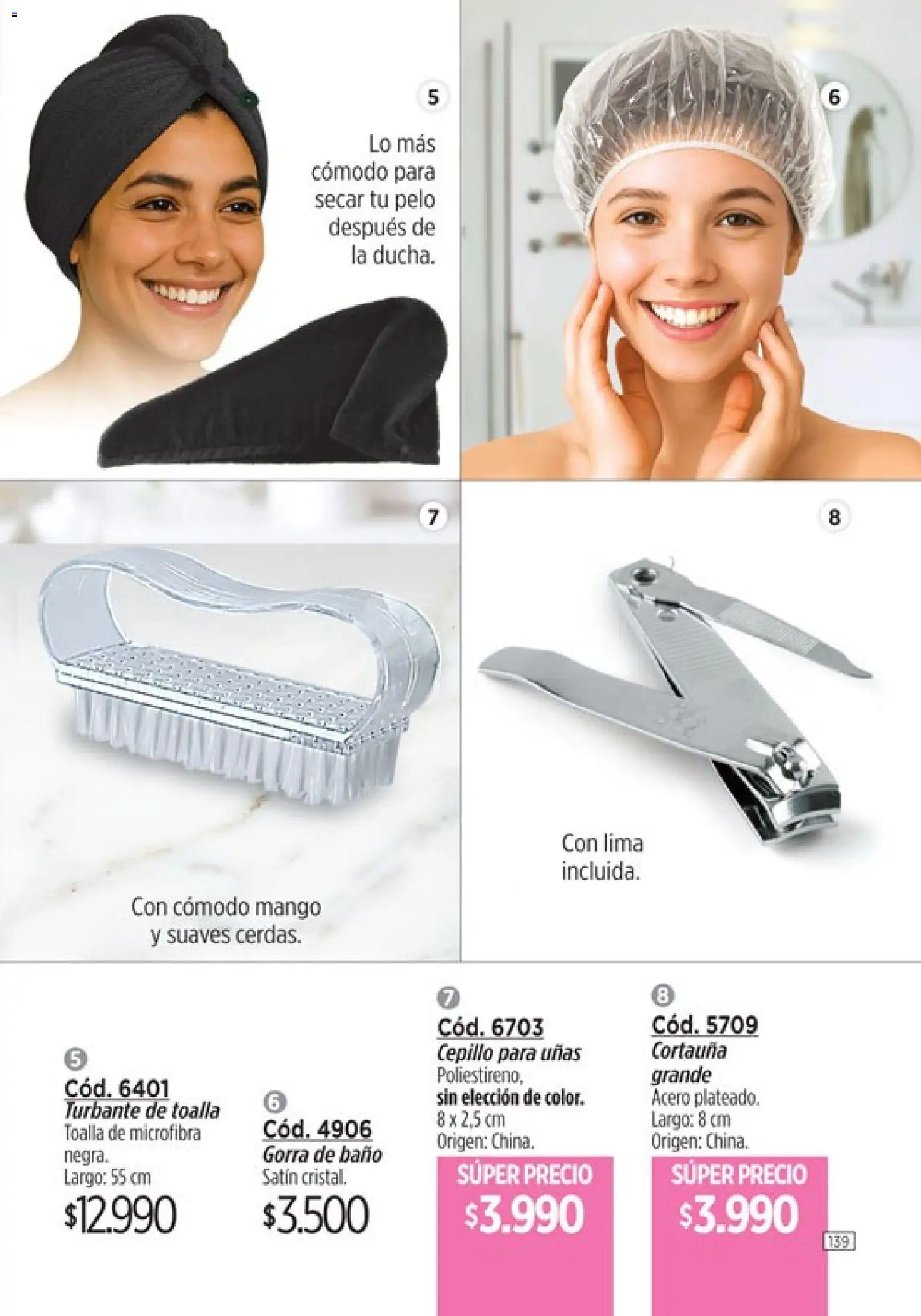 Catálogo Amodil Campaña 5 │ válido desde el 01.03.2026 | Página: 139 | Productos: Gorra, Cepillo, Lima, Mango