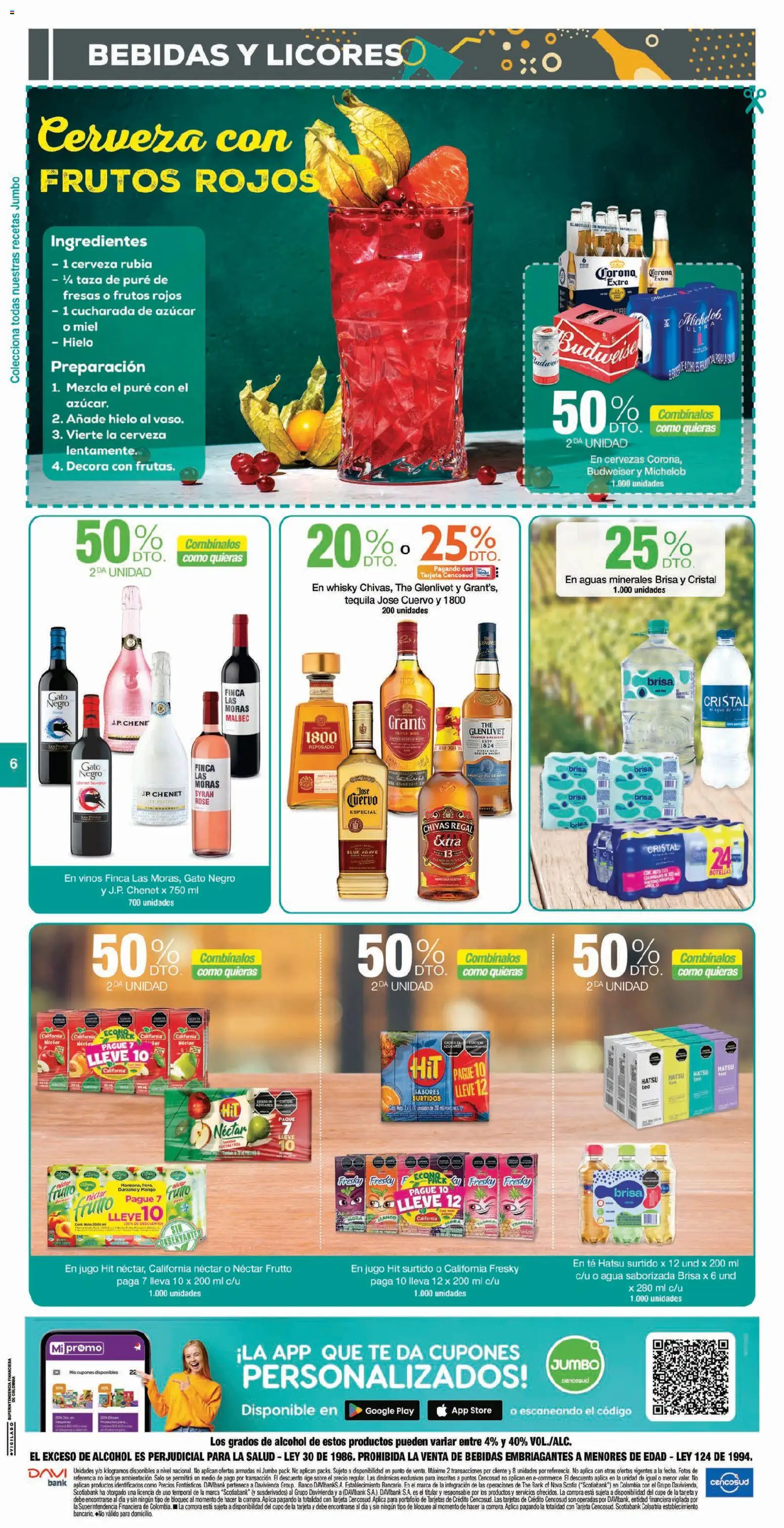 Jumbo revista - valida desde el 16.01.2026 | Página: 6 | Productos: Banco, Biombo, Mora, Durazno