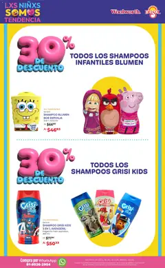 Vista previa de Del Sol y Woolworth katalog Día del Niño 2026, nuevo folleto de la tienda, válido en México a partir del 16.04.2026 | Página: 27 | Productos: Sal, Esponja, Fragancia