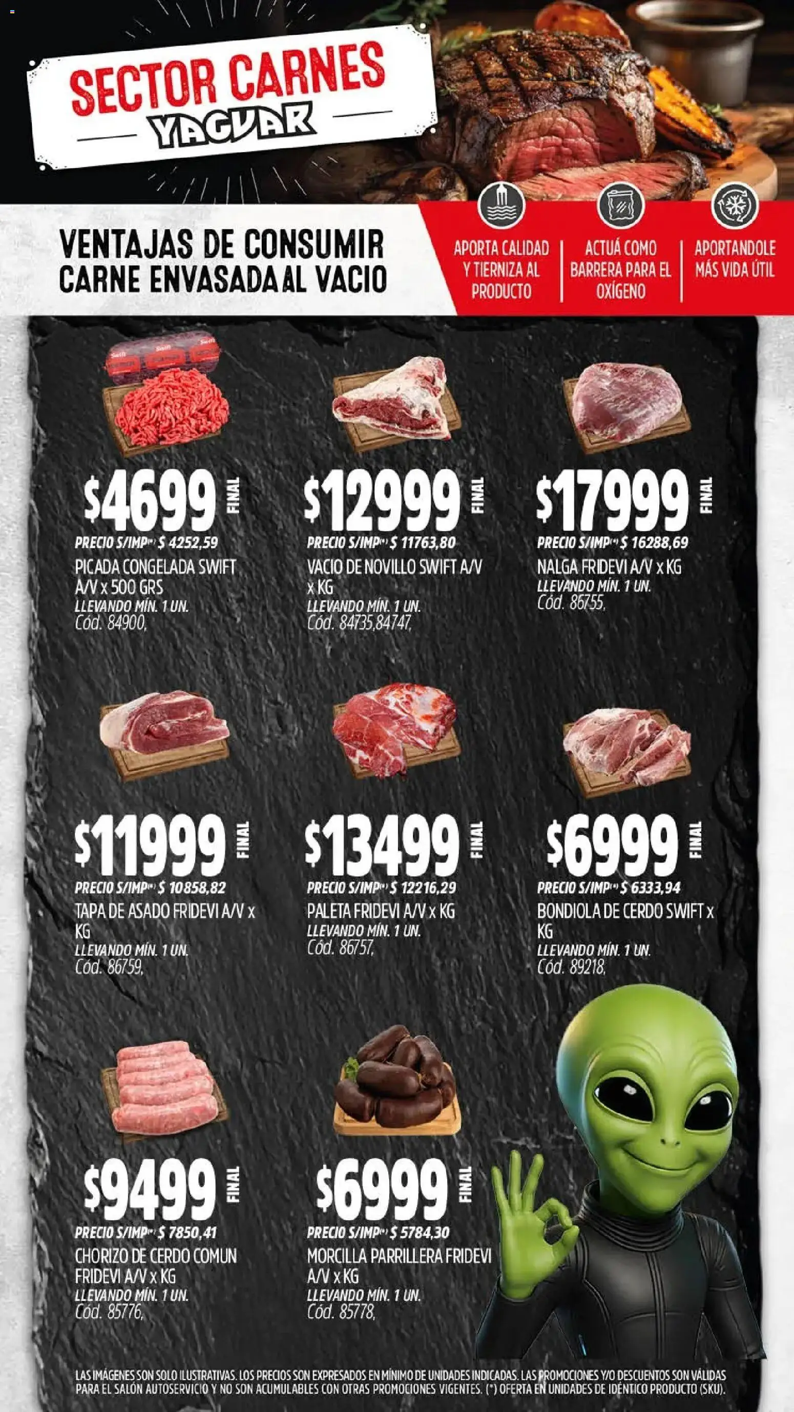 Yaguar - Oferta Semanal Trelew │ válido desde el 02.03.2026 | Página: 5 | Productos: Paleta, Chorizo, Morcilla, Cerdo