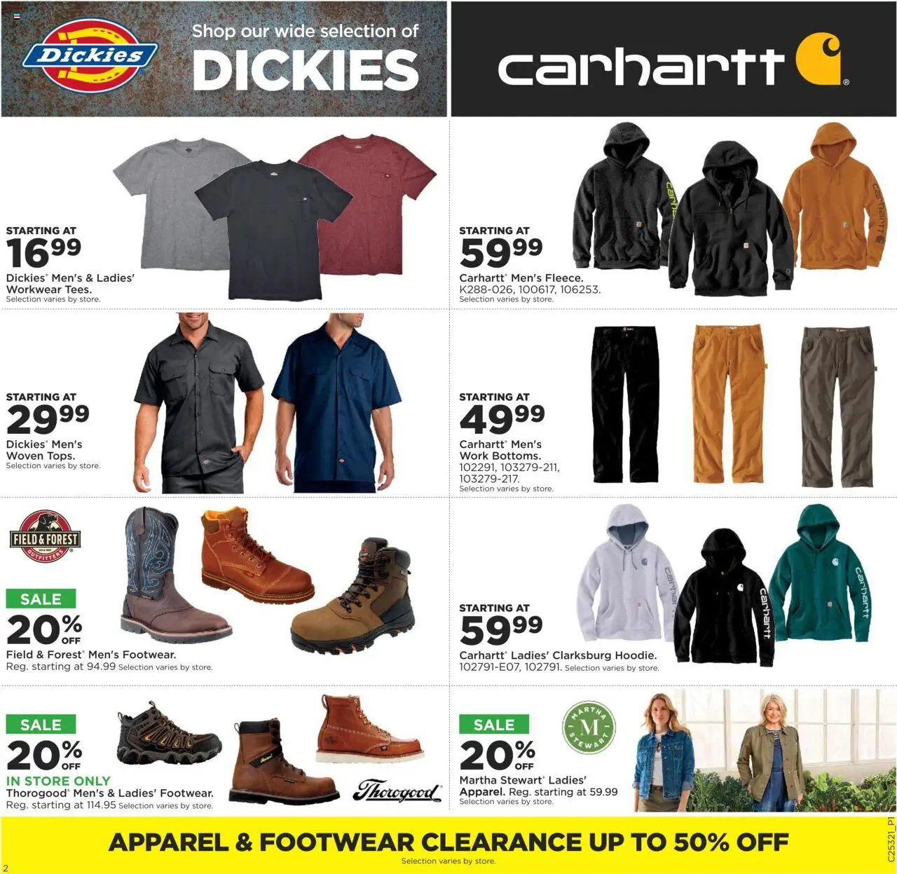 Mills Fleet Farm Weekly Ad - valid from 07.08.2025 | Page: 2 | Products: Workwear