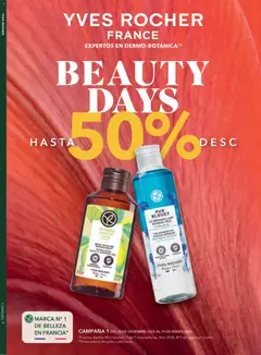 Vista previa de Yves Rocher campaña 1 2026, nuevo folleto de la tienda, válido en México a partir del 30.12.2025