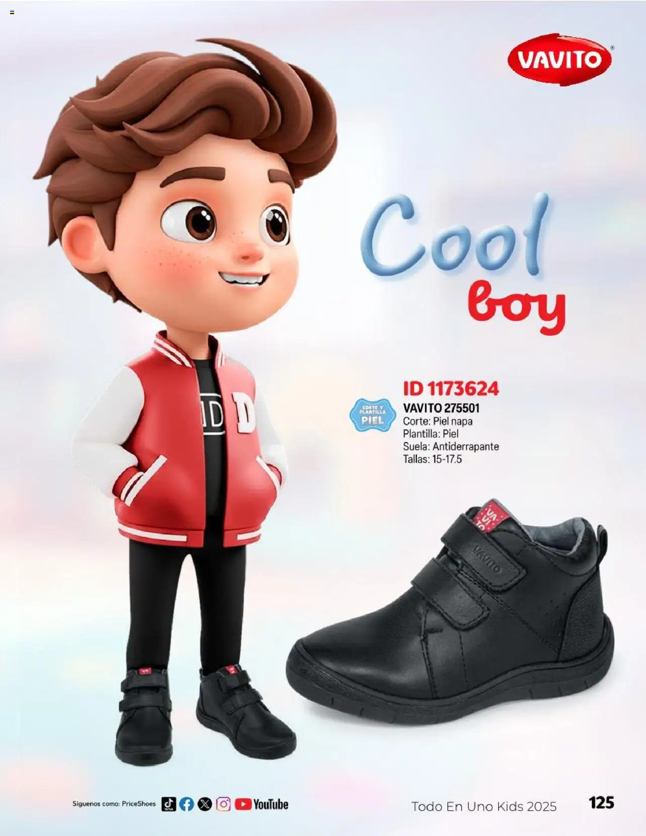 Nuevas ofertas de Price Shoes válidas en toda la República Mexicana desde el 23.04.2025. ¡Encuentra las mejores ofertas en Price Shoes catálogo Kids! | Página: 125