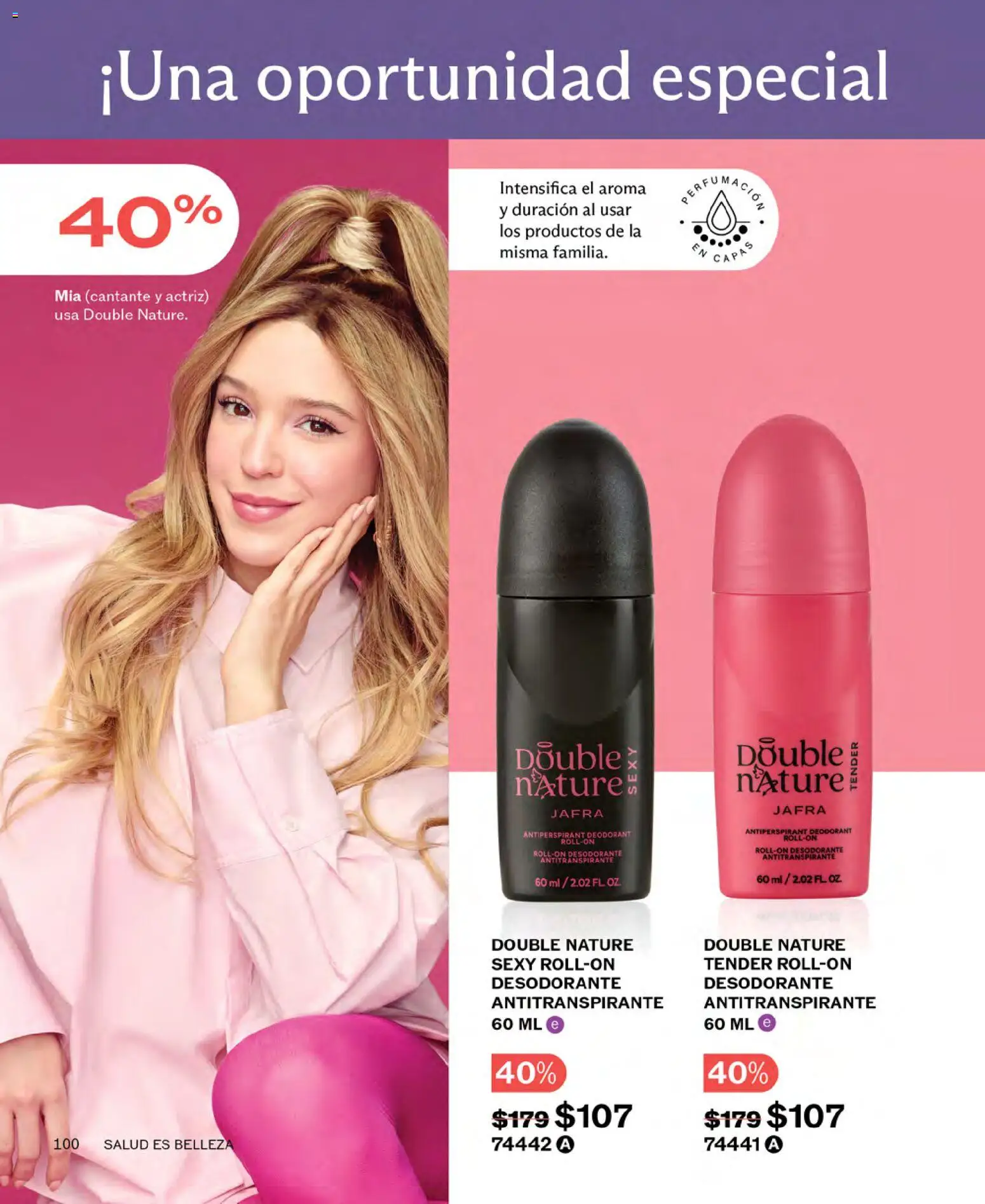 Nuevas ofertas de JAFRA válidas en toda la República Mexicana desde el 01.03.2026. ¡Encuentra las mejores ofertas en JAFRA catálogo! | Página: 100