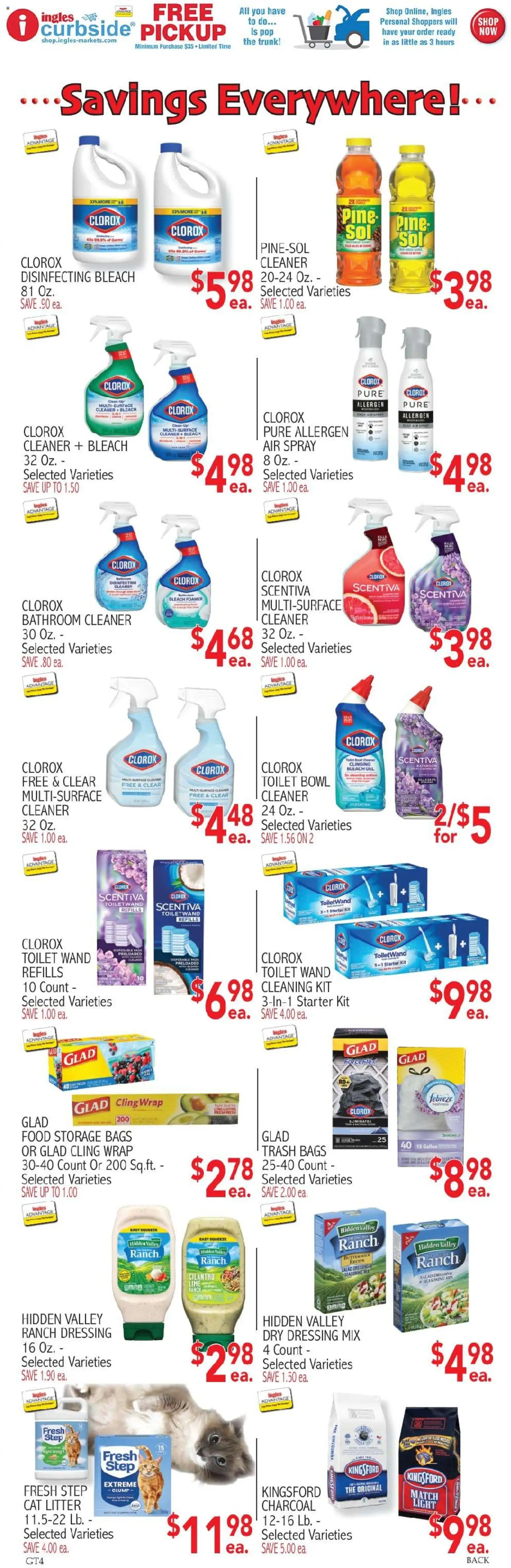 Ingles Weekly Ad - valid from 29.04.2026 | Page: 8 | Products: Cat Litter, Pads, Starter, Lime