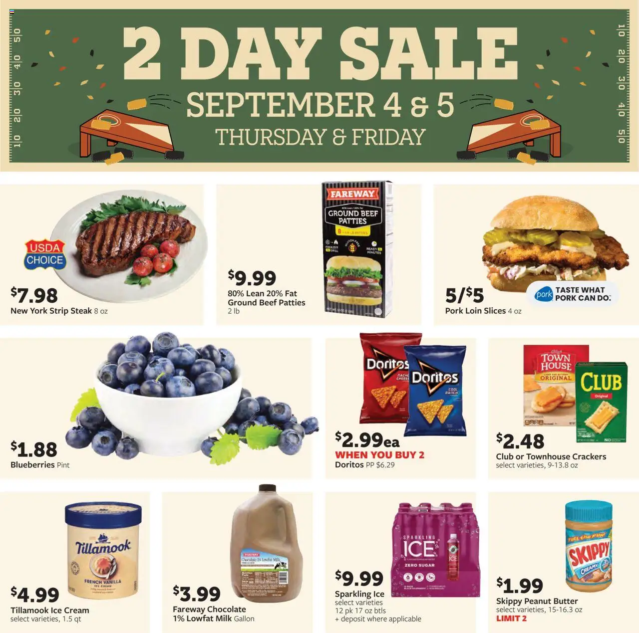 Fareway Weekly Ad - valid from 01.09.2025 | Page: 8 | Products: Chocolate, Ice cream, Freezer, Grill
