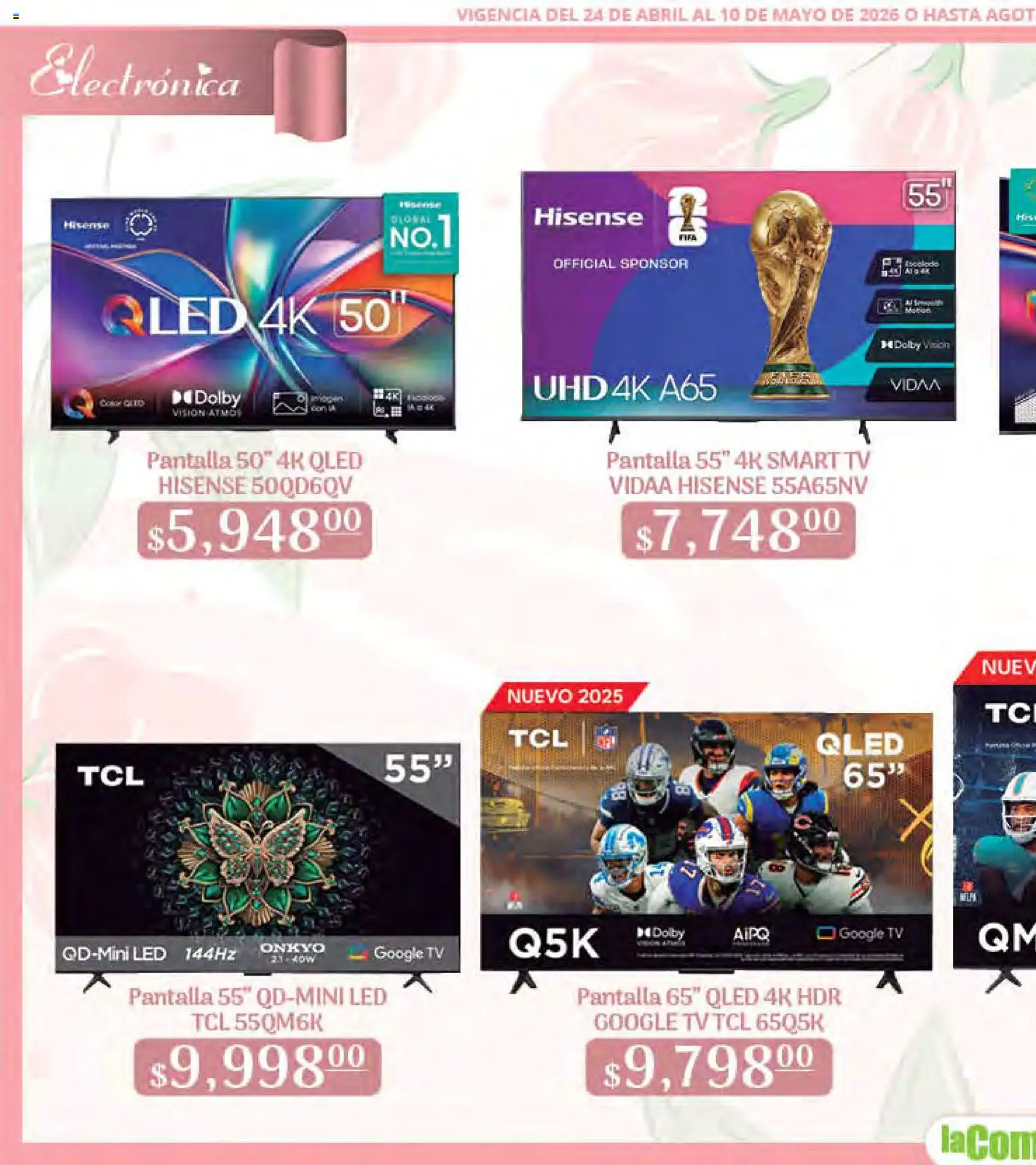 Nuevas ofertas de La Comer válidas en toda la República Mexicana desde el 24.04.2026. ¡Encuentra las mejores ofertas en La Comer folleto Mamá es lo más importante! | Página: 68