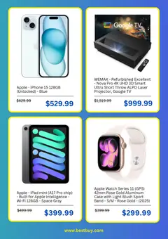 Preview of Best Buy weekly ads valid from 06.03.2026 | Page: 5 | Products: Watch, Tv, Case, Ipad