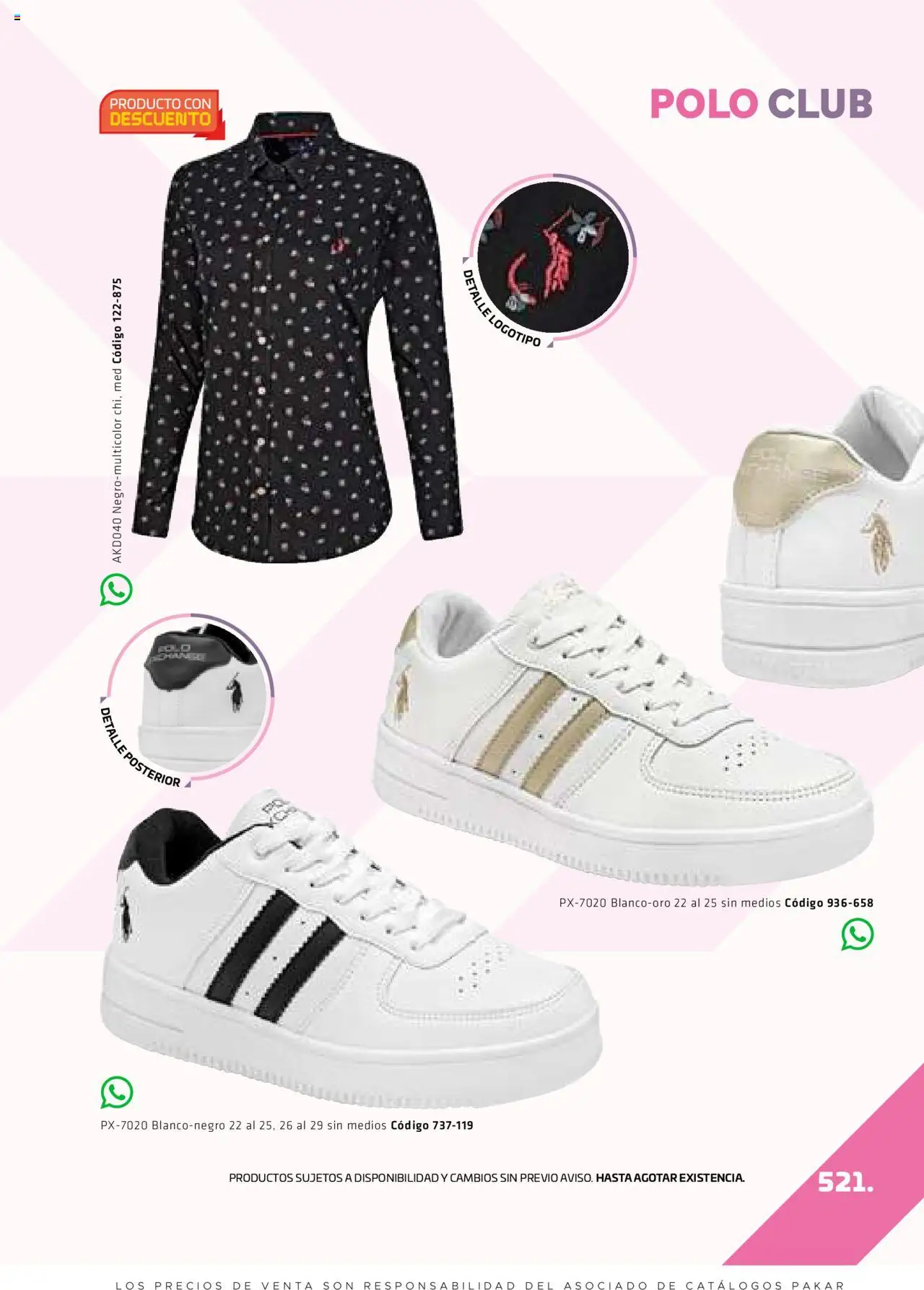 Nuevas ofertas de SC Pakar válidas en toda la República Mexicana desde el 29.08.2025. ¡Encuentra las mejores ofertas en SC Pakar - Catálogo Otoño Women! | Página: 521