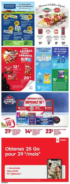 Preview of Provigo weekly flyer / circulaire from shop Provigo valid from 23.10.2025 | Page: 10 | Products: Phone, PC, Sponge, Salami