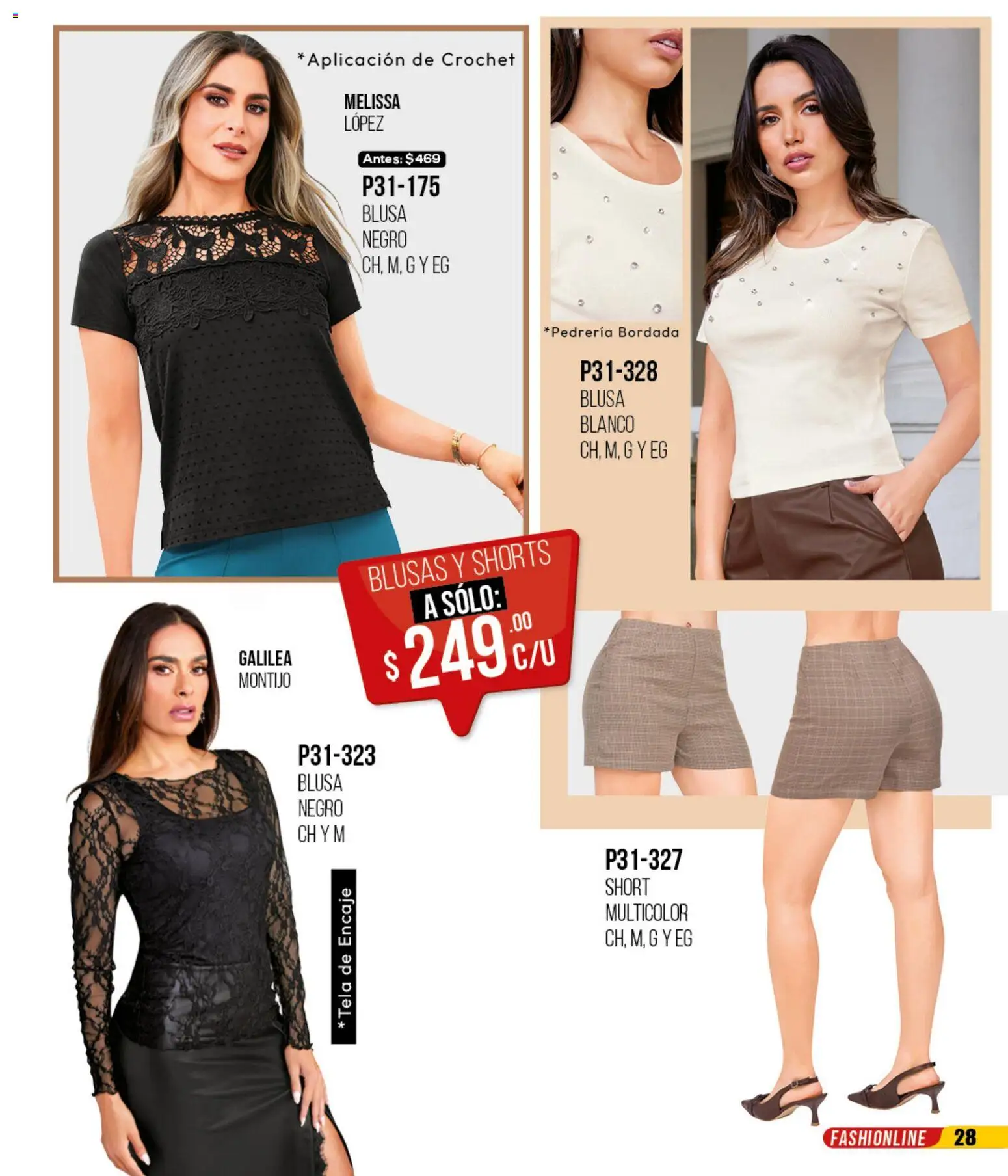 Nuevas ofertas de Cklass válidas en toda la República Mexicana desde el 12.01.2026. ¡Encuentra las mejores ofertas en Cklass catálogo Mega Ofertas Ropa! | Página: 29 | Productos: Blusa, Short