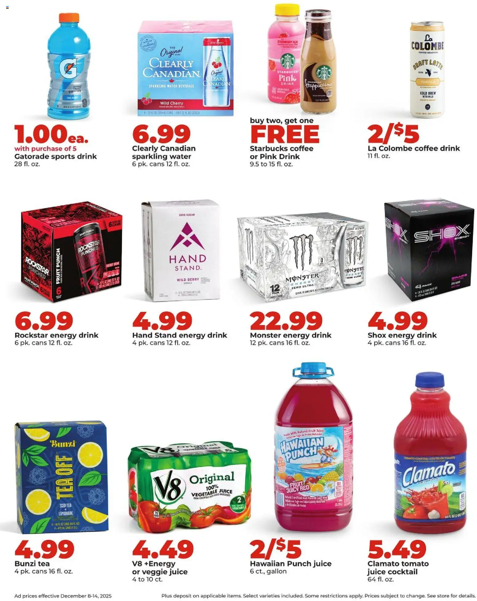 HyVee Weekly Ad - valid from 08.12.2025 | Page: 30 | Products: Milk, Juice, Tea, Sugar