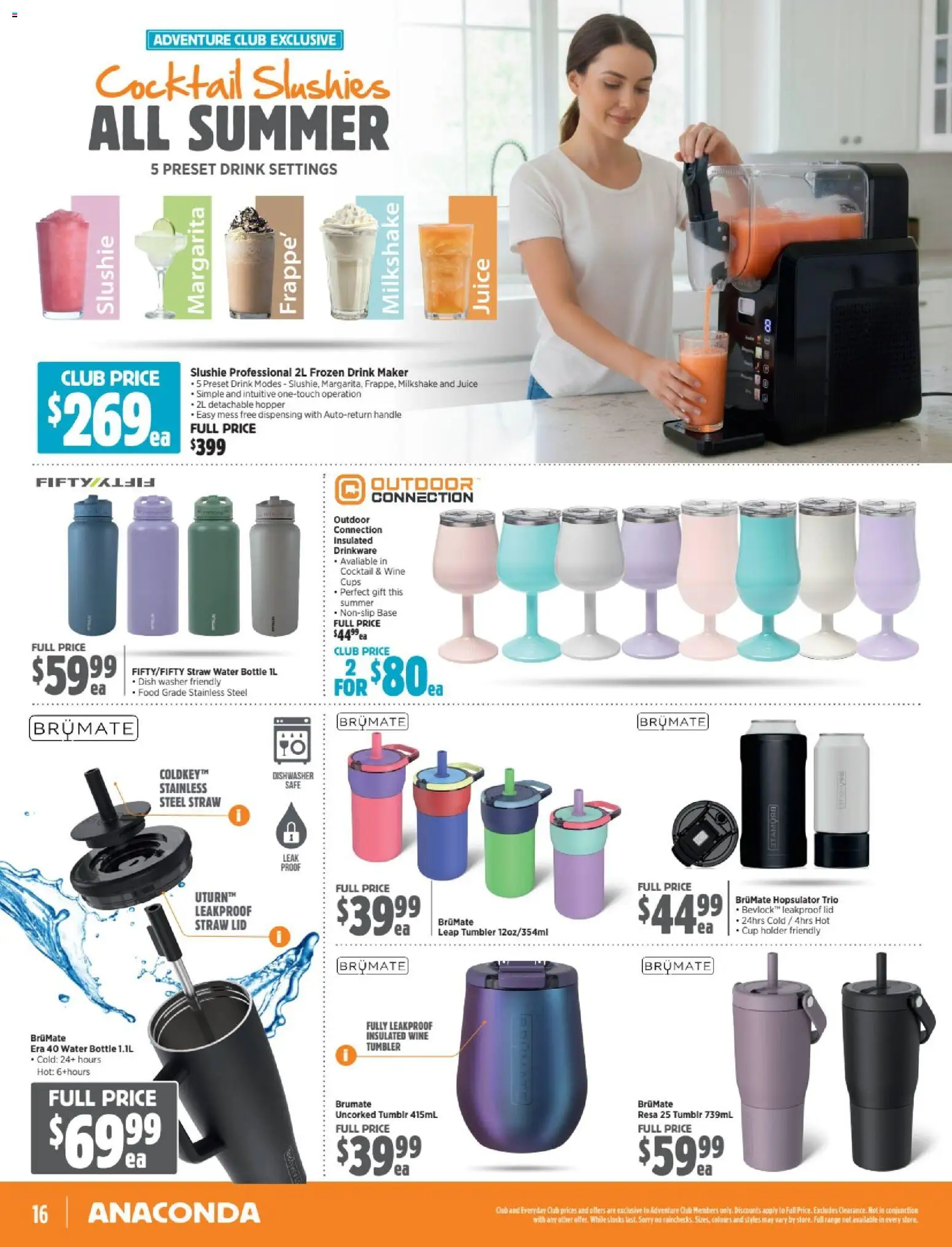Anaconda catalogue - valid from 03.12.2025 | Page: 16 | Products: Cups, Wine, Dishwasher, Washer