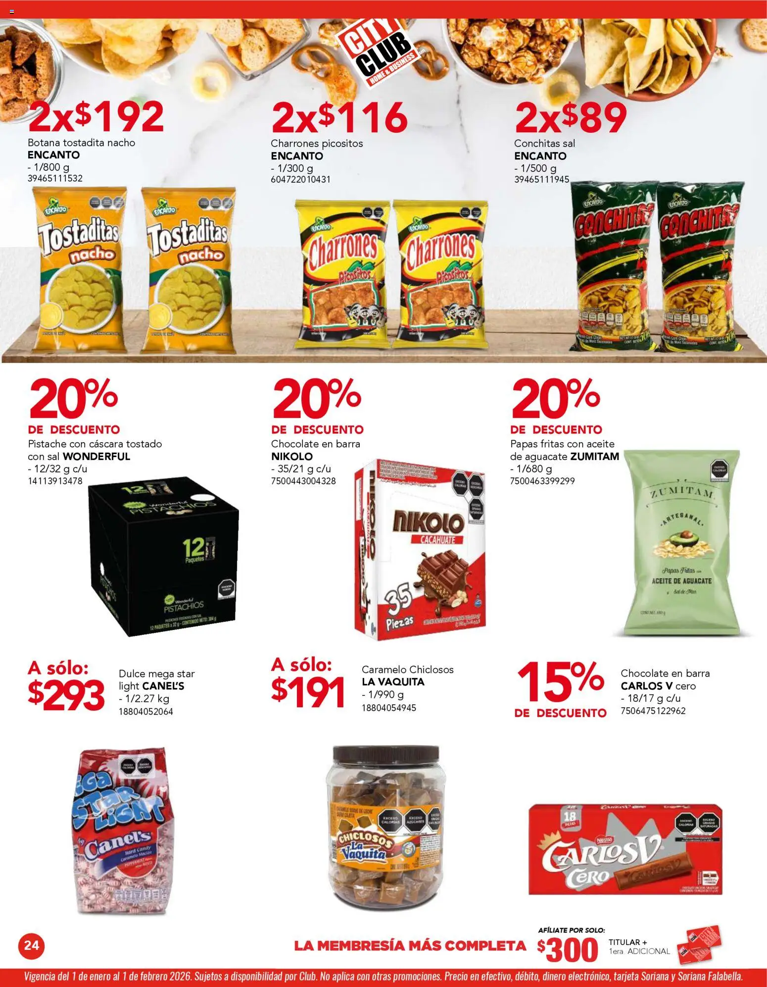 Nuevas ofertas de City Club válidas en toda la República Mexicana desde el 01.01.2026. ¡Encuentra las mejores ofertas en City Club catálogo! | Página: 24