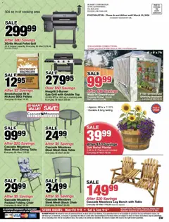 Preview of Bi-Mart weekly ads valid from 10.03.2026 | Page: 12 | Products: Table, Chair, Box, Grill
