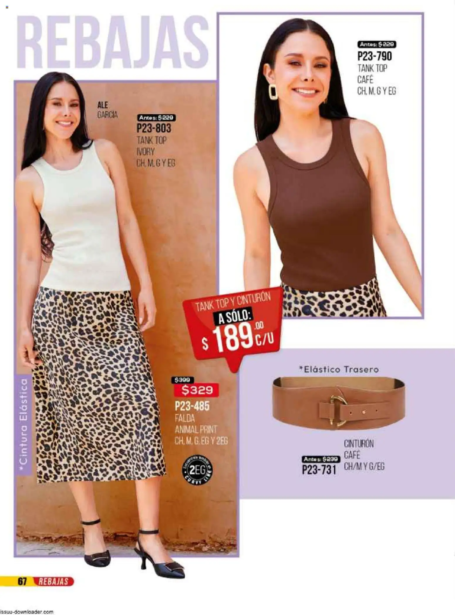 Nuevas ofertas de Cklass válidas en toda la República Mexicana desde el 31.10.2025. ¡Encuentra las mejores ofertas en Cklass catálogo Super Rebajas Ropa! | Página: 70 | Productos: Cinturón, Café, Top, Falda