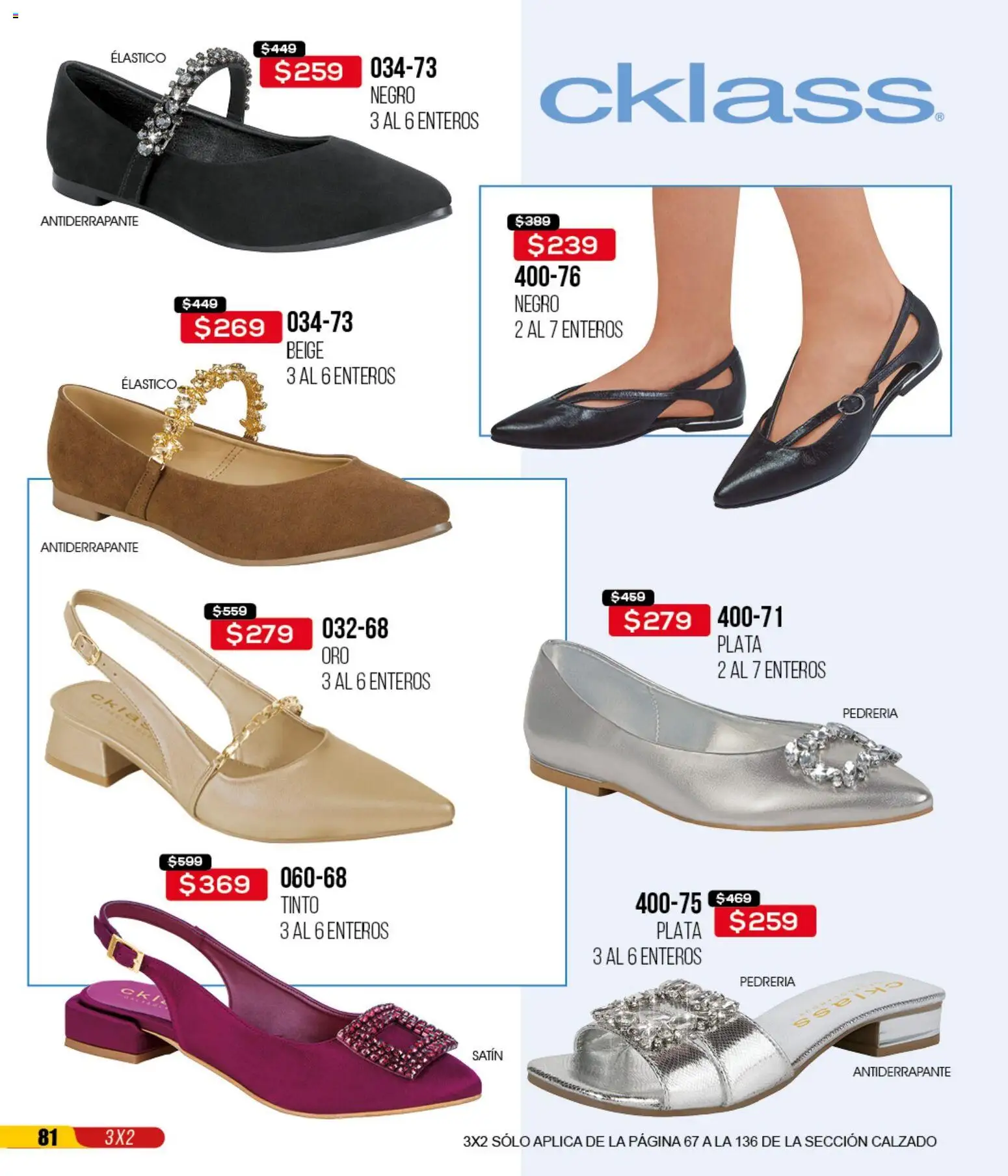 Nuevas ofertas de Cklass válidas en toda la República Mexicana desde el 14.04.2026. ¡Encuentra las mejores ofertas en Cklass catálogo 3X2 Digital Ropa! | Página: 178