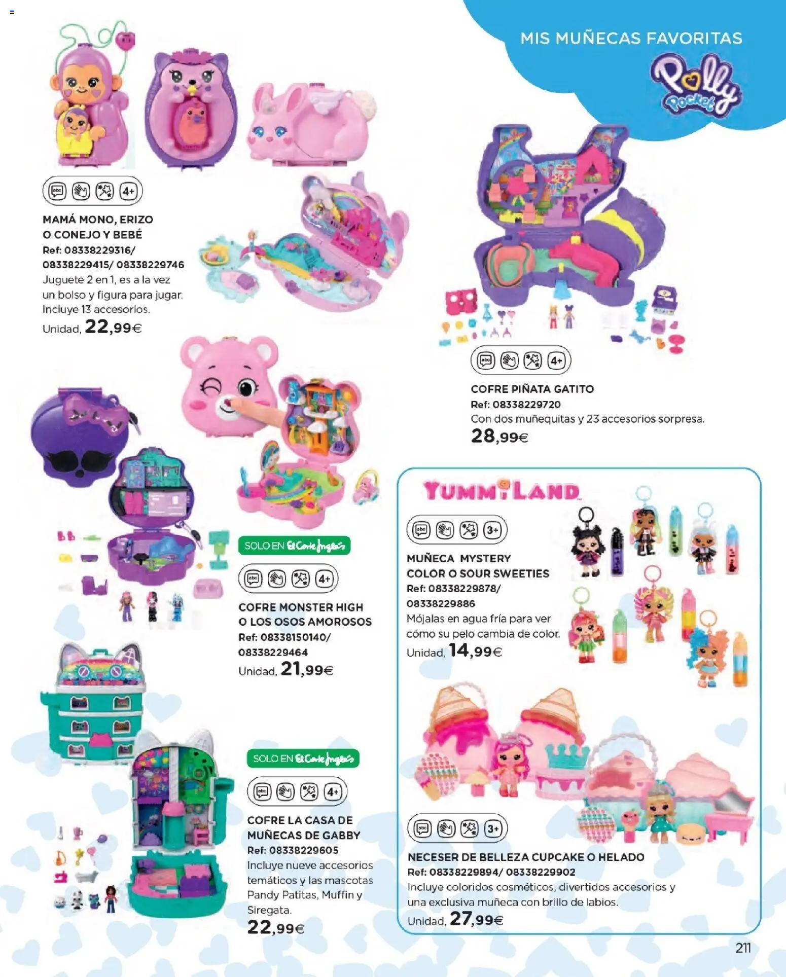 Nuevas ofertas de El Corte Inglés válidas en toda la República Mexicana desde el 27.10.2025. ¡Encuentra las mejores ofertas en El Corte Inglés catálogo Juguetes! | Página: 211 | Productos: Bolso, Neceser, Brillo, Helado