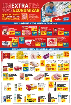 Extra ofertas Fim de semana Mercado - Pré-Visualização do folheto da loja Extra, válido de 24.04.2026