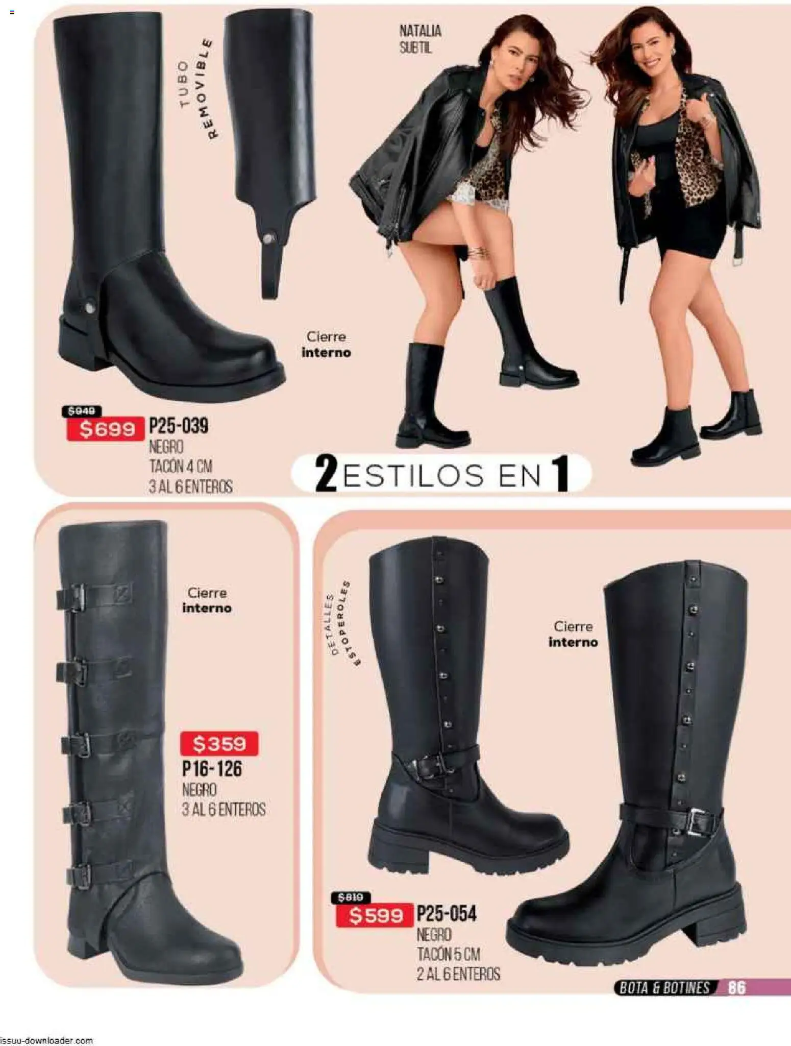 Nuevas ofertas de Cklass válidas en toda la República Mexicana desde el 31.10.2025. ¡Encuentra las mejores ofertas en Cklass catálogo Super Rebajas Ropa! | Página: 360 | Productos: Botines