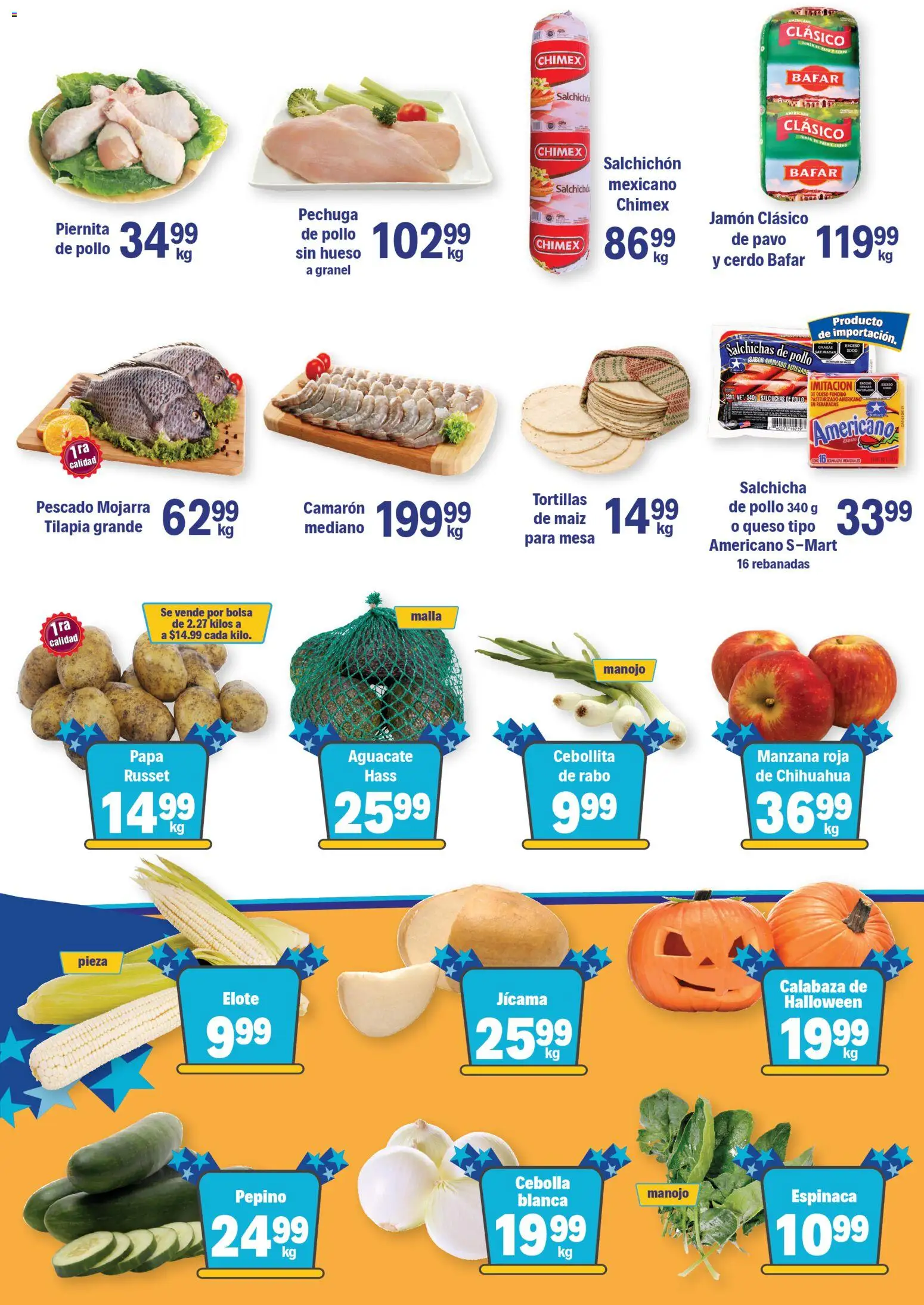 Nuevas ofertas de S-Mart válidas en toda la República Mexicana desde el 31.10.2025. ¡Encuentra las mejores ofertas en S-Mart folleto! | Página: 4 | Productos: Pollo, Maíz, Cerdo, Mesa