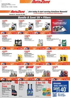 Vista previa de AutoZone catálogo Bundle & Save , nuevo folleto de la tienda, válido en México a partir del 18.11.2025