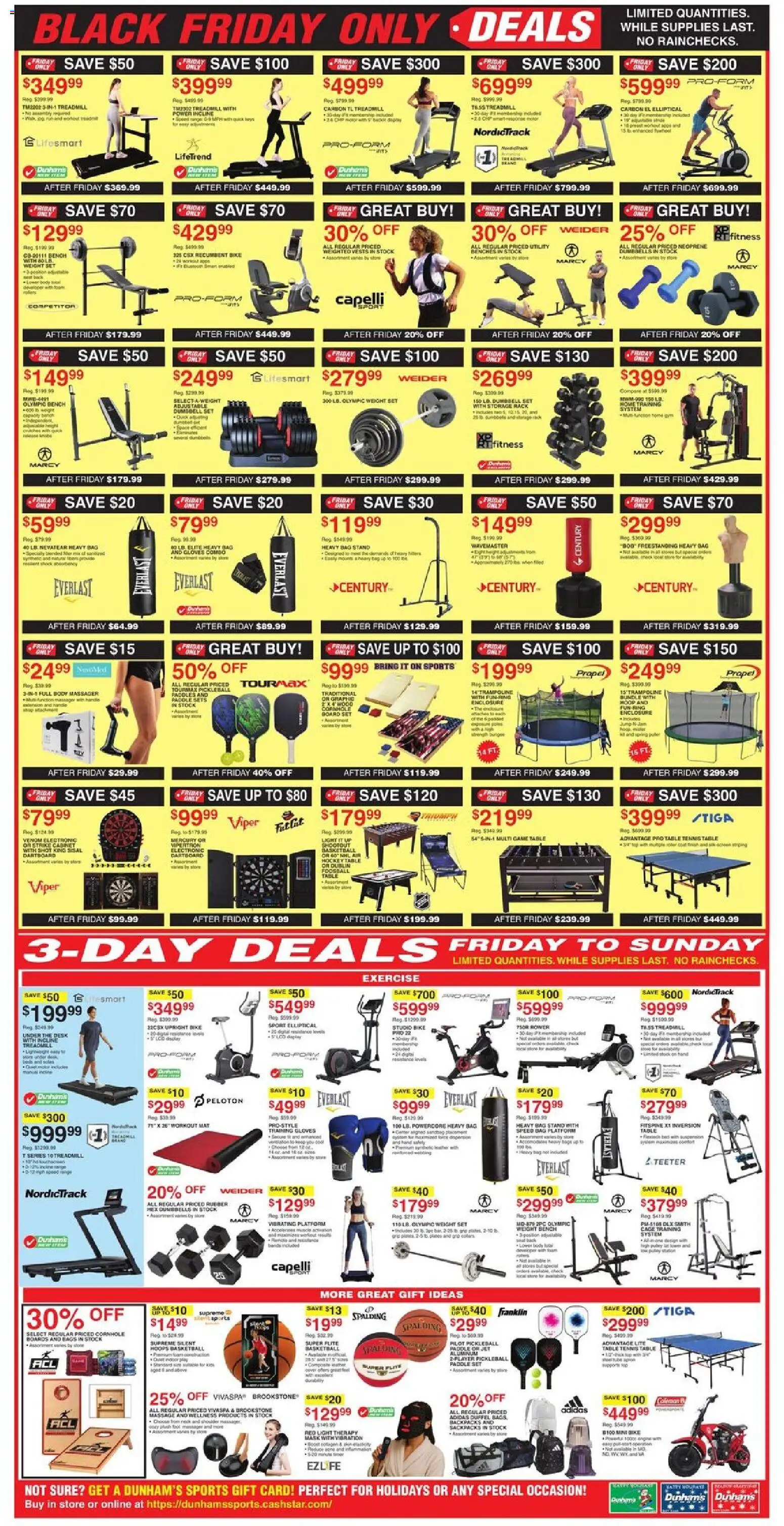 Dunham's Sports Black Friday Sale - valid from 28.11.2025 | Page: 4 | Products: Desk, Gloves, Game, Weight