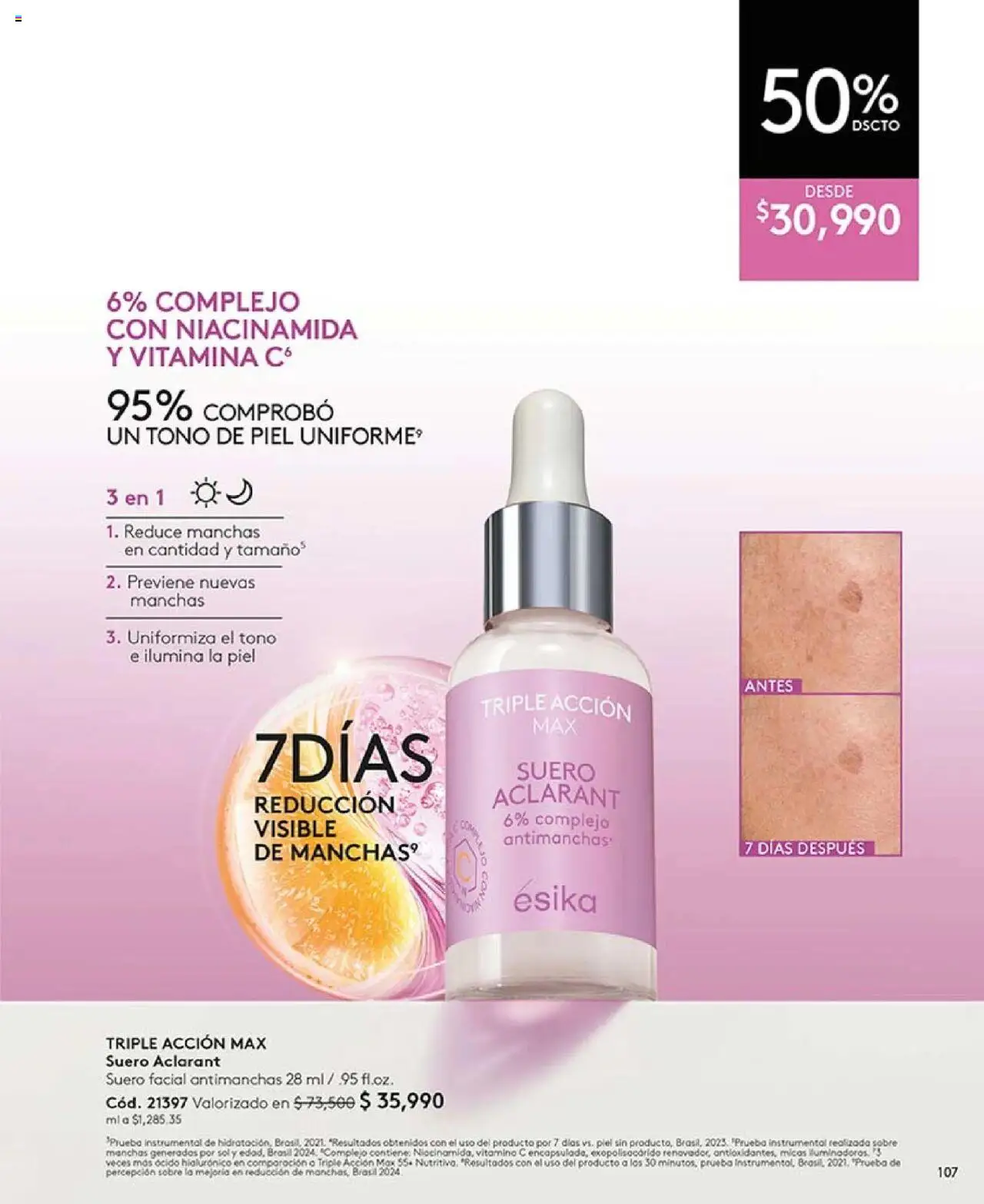 Ésika revista - valida desde el 29.07.2025 | Página: 107 | Productos: Sobre