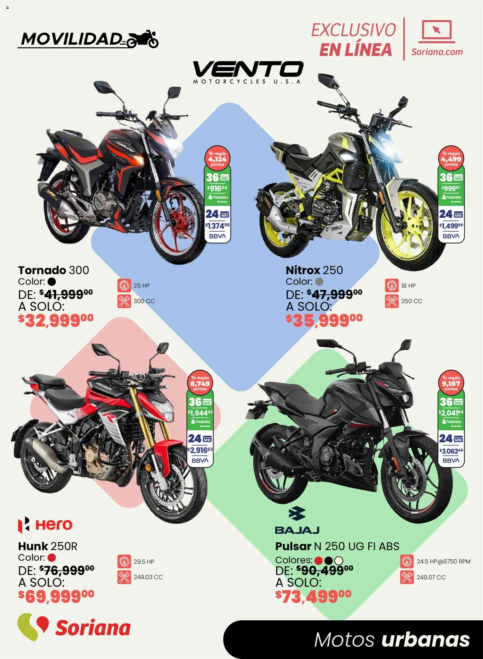 Nuevas ofertas de Soriana válidas en toda la República Mexicana desde el 16.02.2026. ¡Encuentra las mejores ofertas en Soriana - Motos y más Soriana Exclusivo en línea! | Página: 2 | Productos: Té