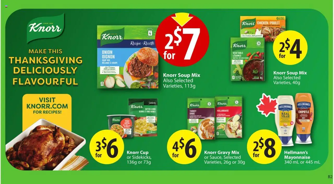 Save on foods flyer valid from 02.10.2025 | Page: 22 | Products: Turkey, Butter, Chicken