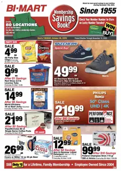 Preview of Bi-Mart weekly ads valid from 28.10.2025