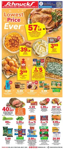 Preview of Schnucks weekly ads valid from 19.11.2025