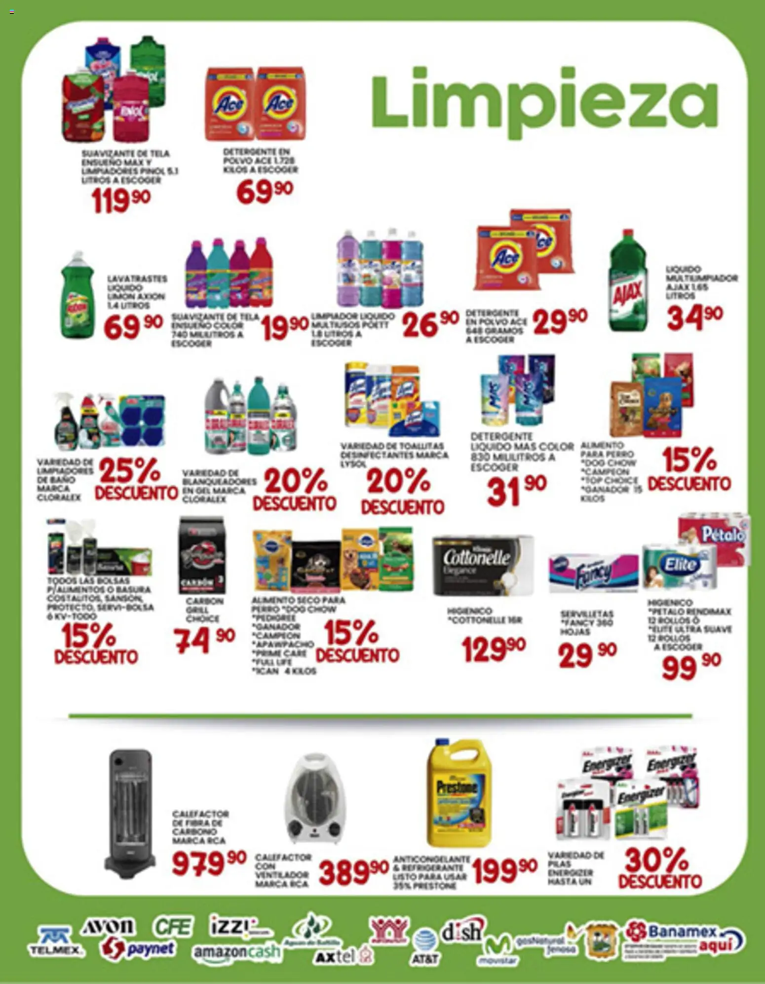 Nuevas ofertas de Alsuper válidas en toda la República Mexicana desde el 02.01.2026. ¡Encuentra las mejores ofertas en Alsuper folleto Saltillo! | Página: 5 | Productos: Detergente, Baño, Servilletas, Pilas