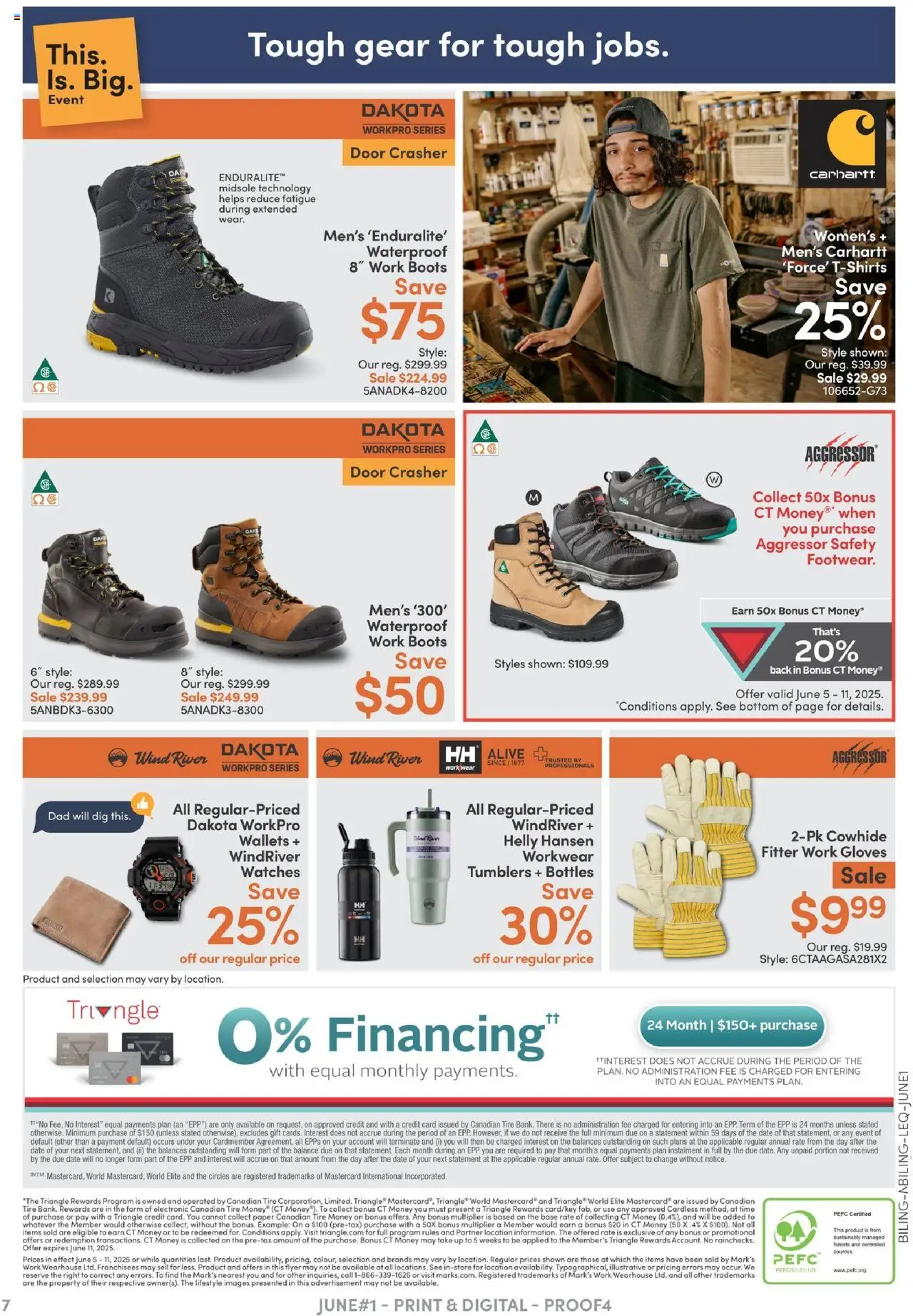 Mark's flyer valid from 05.06.2025 | Page: 6 | Products: Boots, Gloves