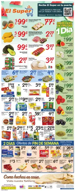 Preview of El Super weekly ads valid from 30.07.2025