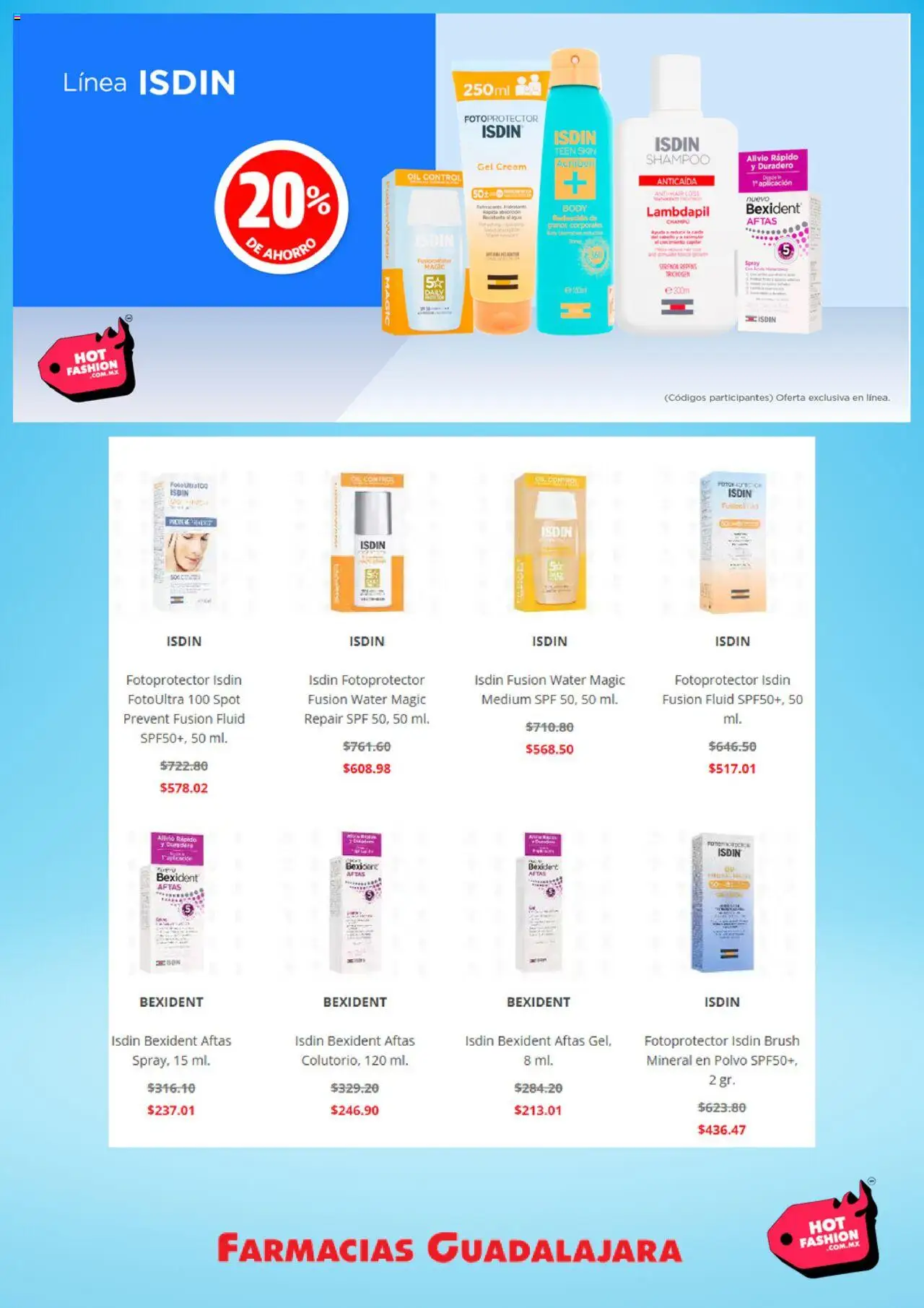 Nuevas ofertas de Farmacia Guadalajara válidas en toda la República Mexicana desde el 11.08.2025. ¡Encuentra las mejores ofertas en Farmacia Guadalajara - Hot Sale! | Página: 4 | Productos: Body, Polvo, Champú
