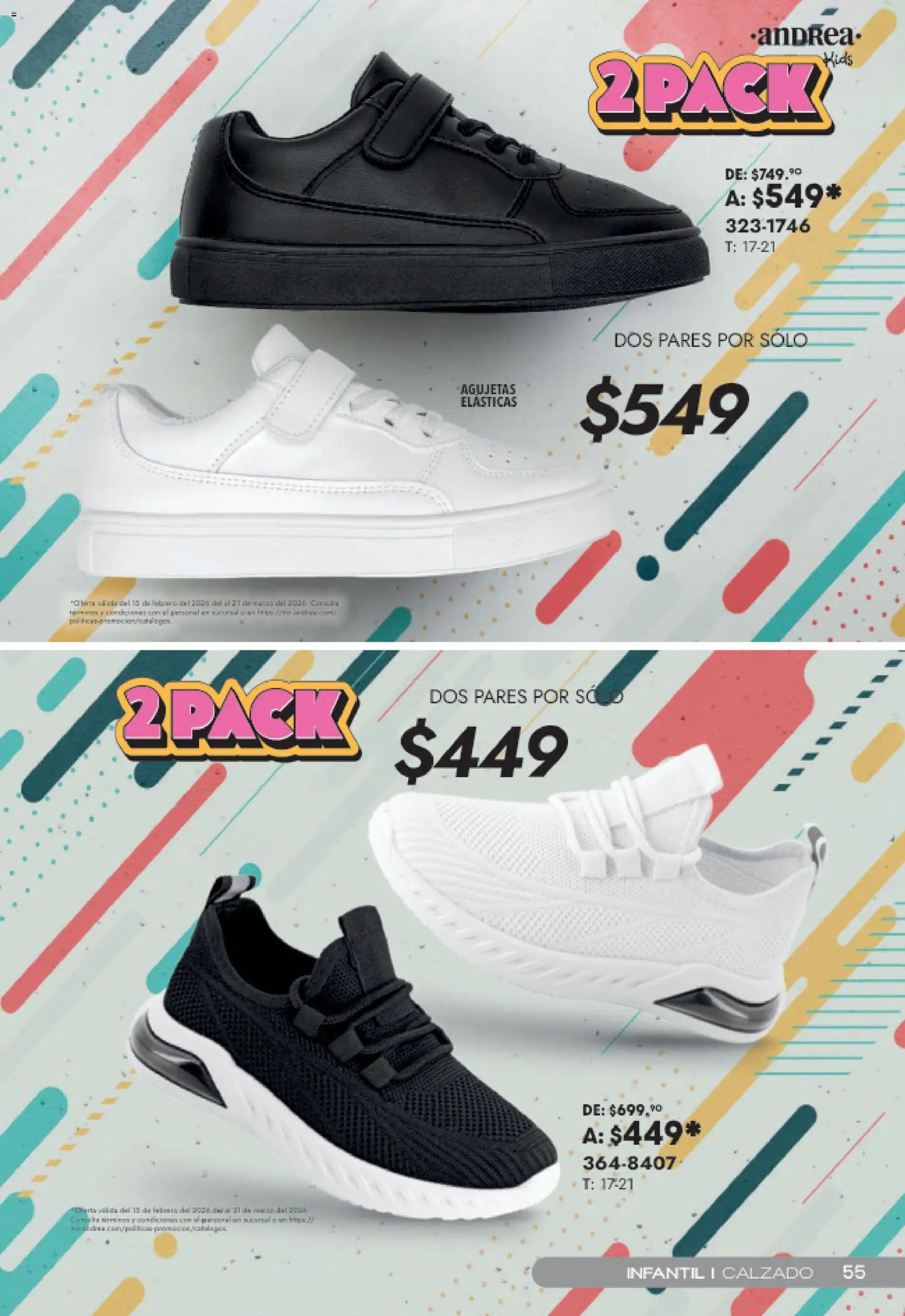 Nuevas ofertas de Andrea válidas en toda la República Mexicana desde el 15.02.2026. ¡Encuentra las mejores ofertas en Andrea catálogo Top Selection! | Página: 55