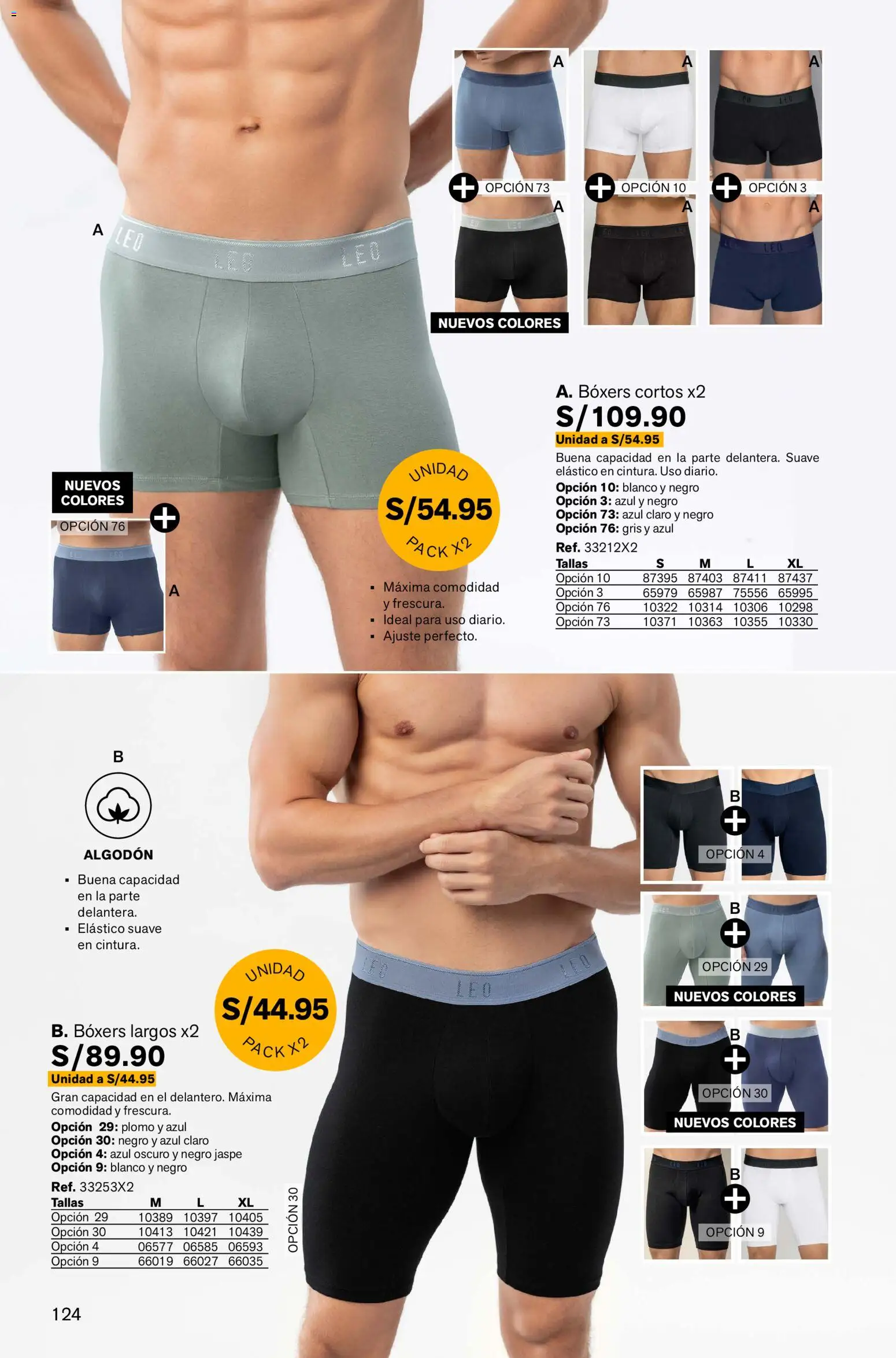 Catálogo Leonisa válido desde 16.01.2026 | Página: 124 | Productos: Boxers