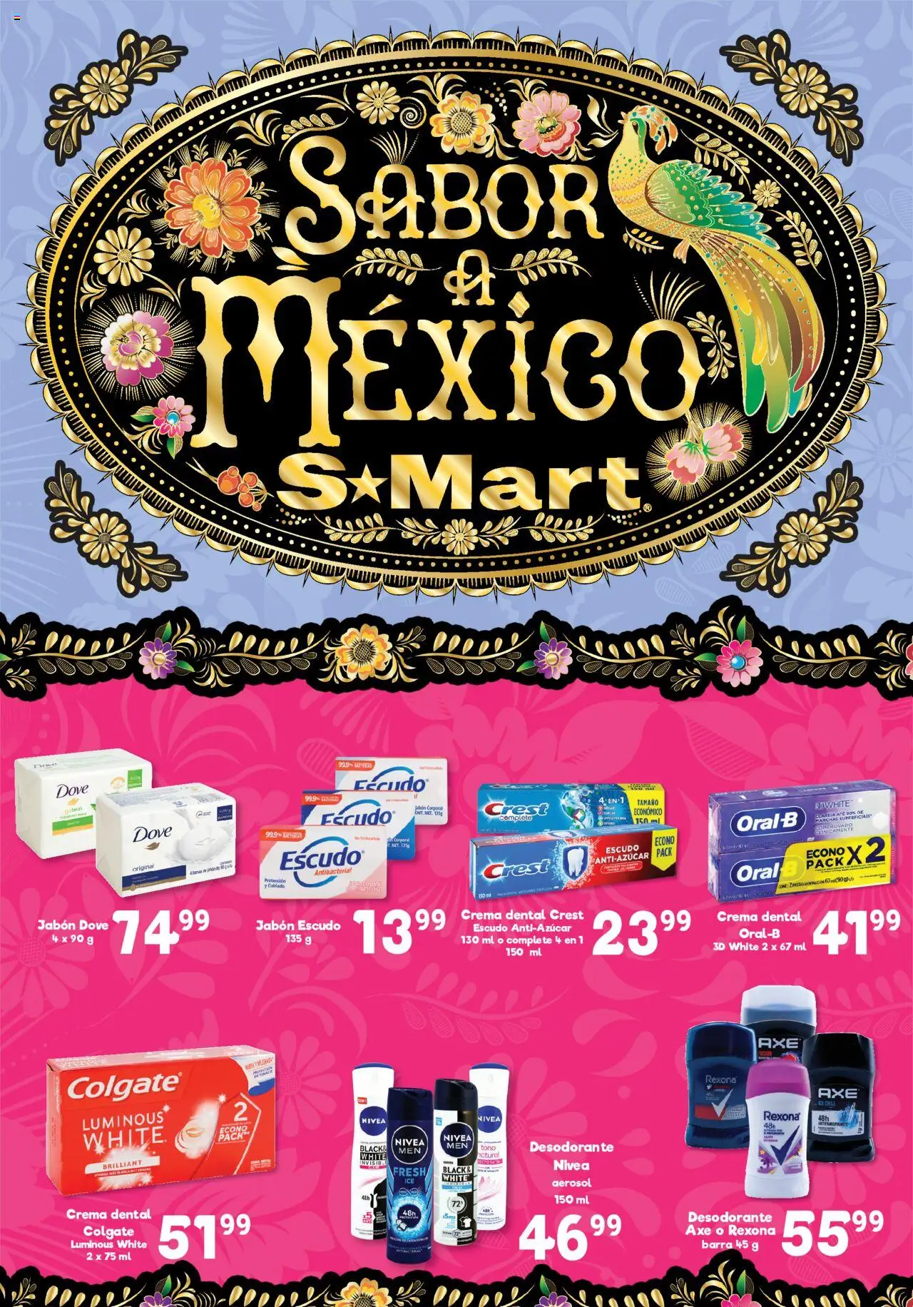 Nuevas ofertas de S-Mart válidas en toda la República Mexicana desde el 09.09.2025. ¡Encuentra las mejores ofertas en S-Mart - Folleto de Feria - Matamoros! | Página: 2 | Productos: Desodorante, Antitranspirante, Barra, Jabón