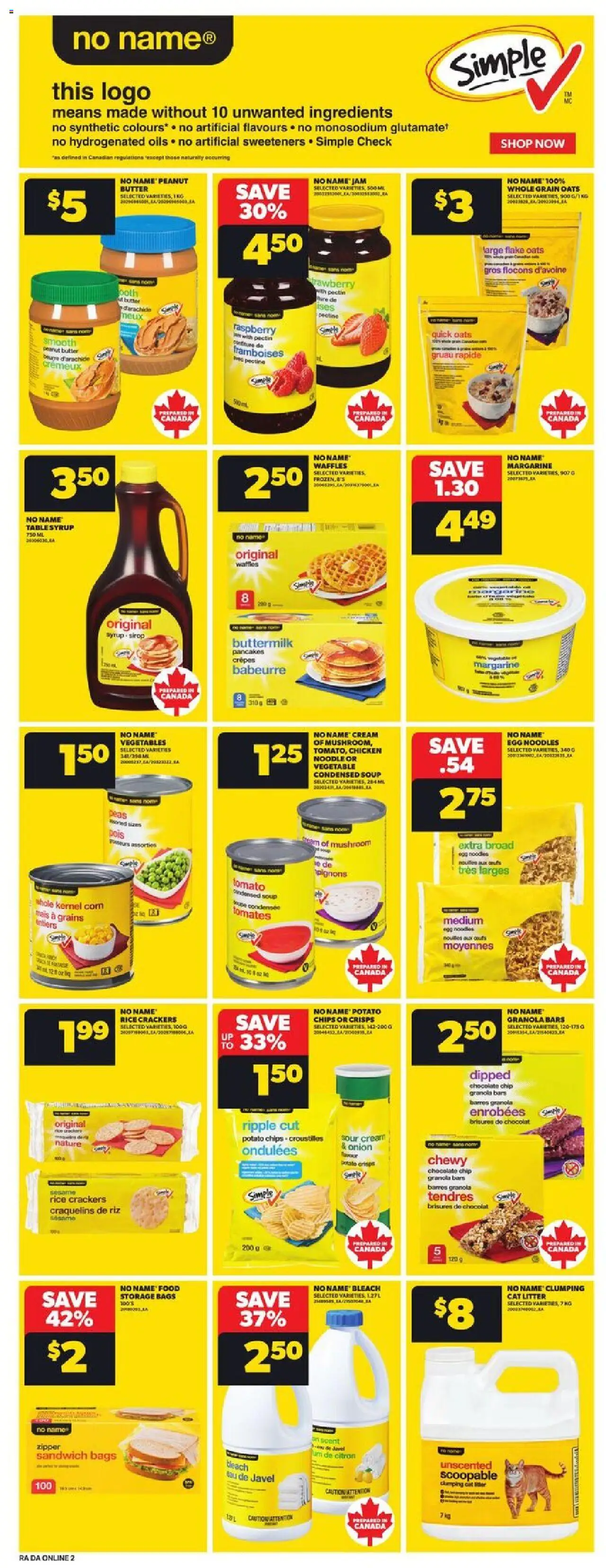 Atlantic Superstore flyer valid from 16.10.2025 | Page: 10 | Products: Noodles, Table, Chocolate, Chicken