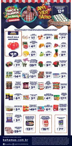 Bahamas Supermercados ofertas Terça e Quarta na Feira - Pré-Visualização do folheto da loja Bahamas Supermercados, válido de 31.03.2026