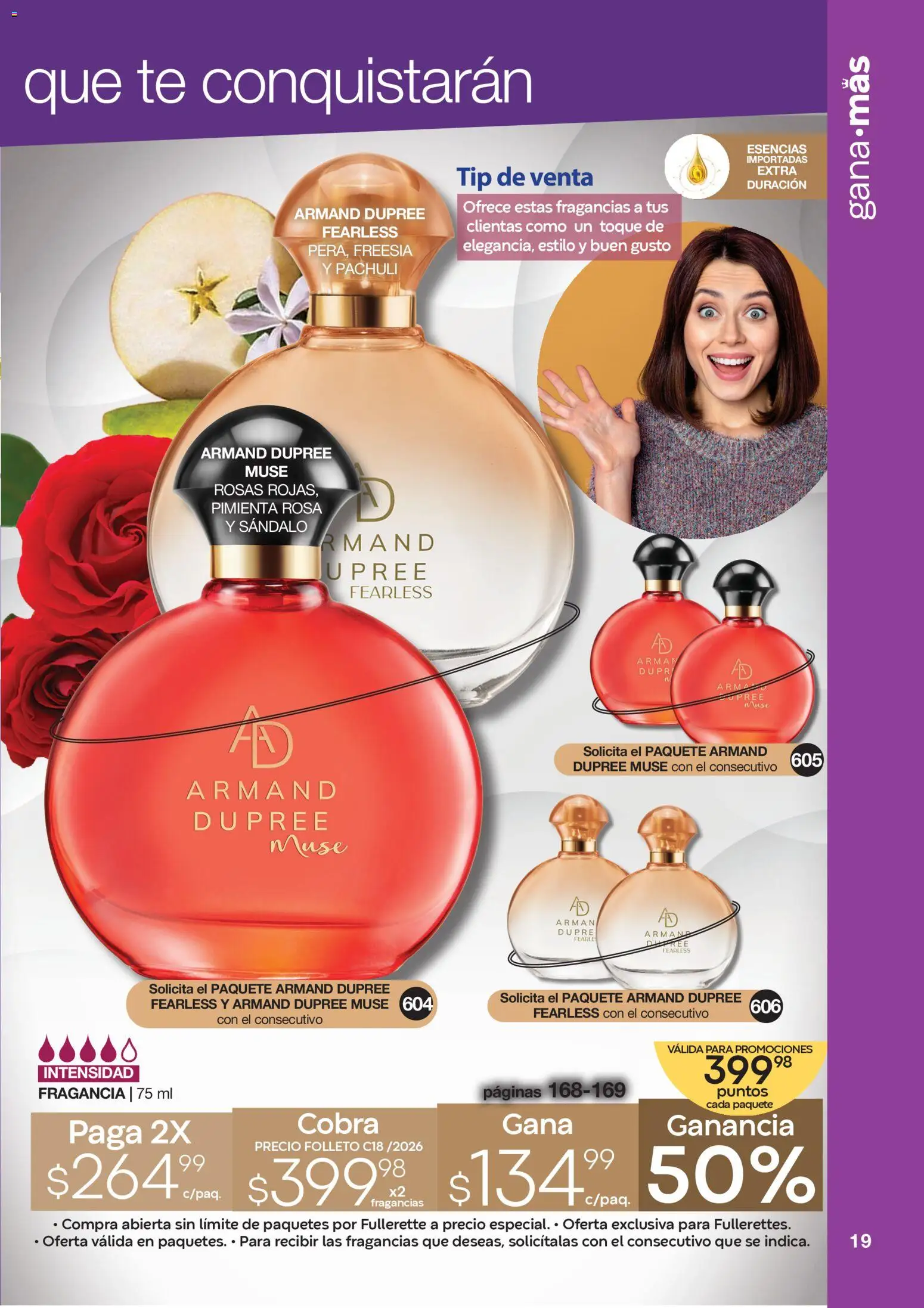 Nuevas ofertas de Fuller válidas en toda la República Mexicana desde el 10.12.2025. ¡Encuentra las mejores ofertas en Fuller Revista Gana Más C18! | Página: 19 | Productos: Pimienta, Esencias, Té, Fragancia