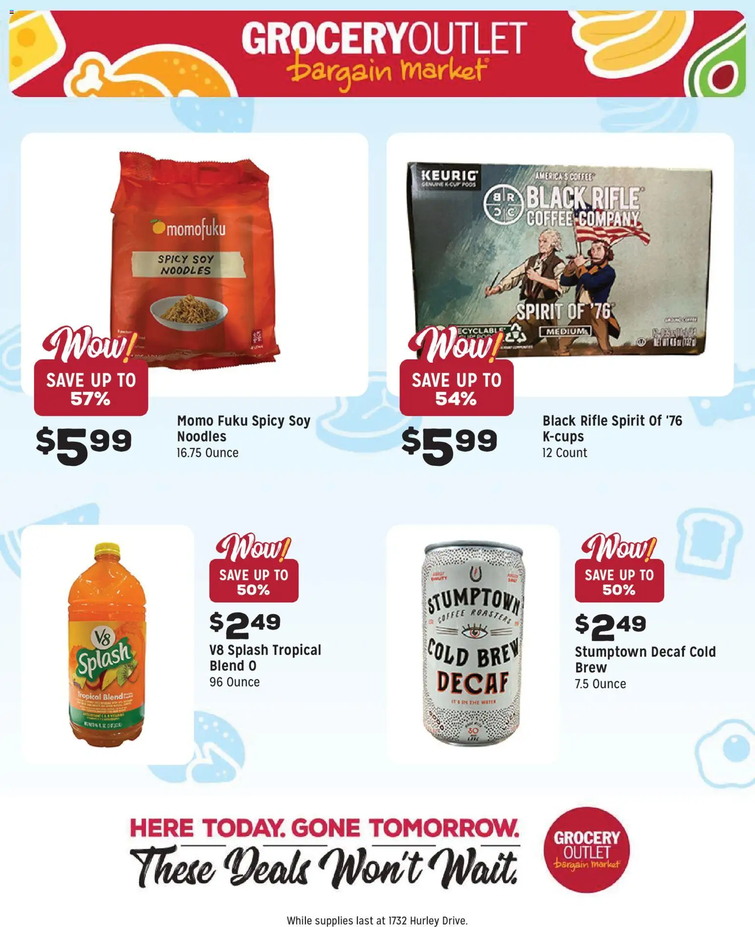 Grocery Outlet Weekly Ad - ID - valid from 28.01.2026 | Page: 10 | Products: Coffee, Noodles, Rifle