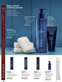 Natura - Ciclo 18/2025 - Pré-Visualização do folheto da loja Natura, válido de 30.10.2025 | Página: 82 | Produtos: Shampoo, Tônico, Caixa, Sabonete